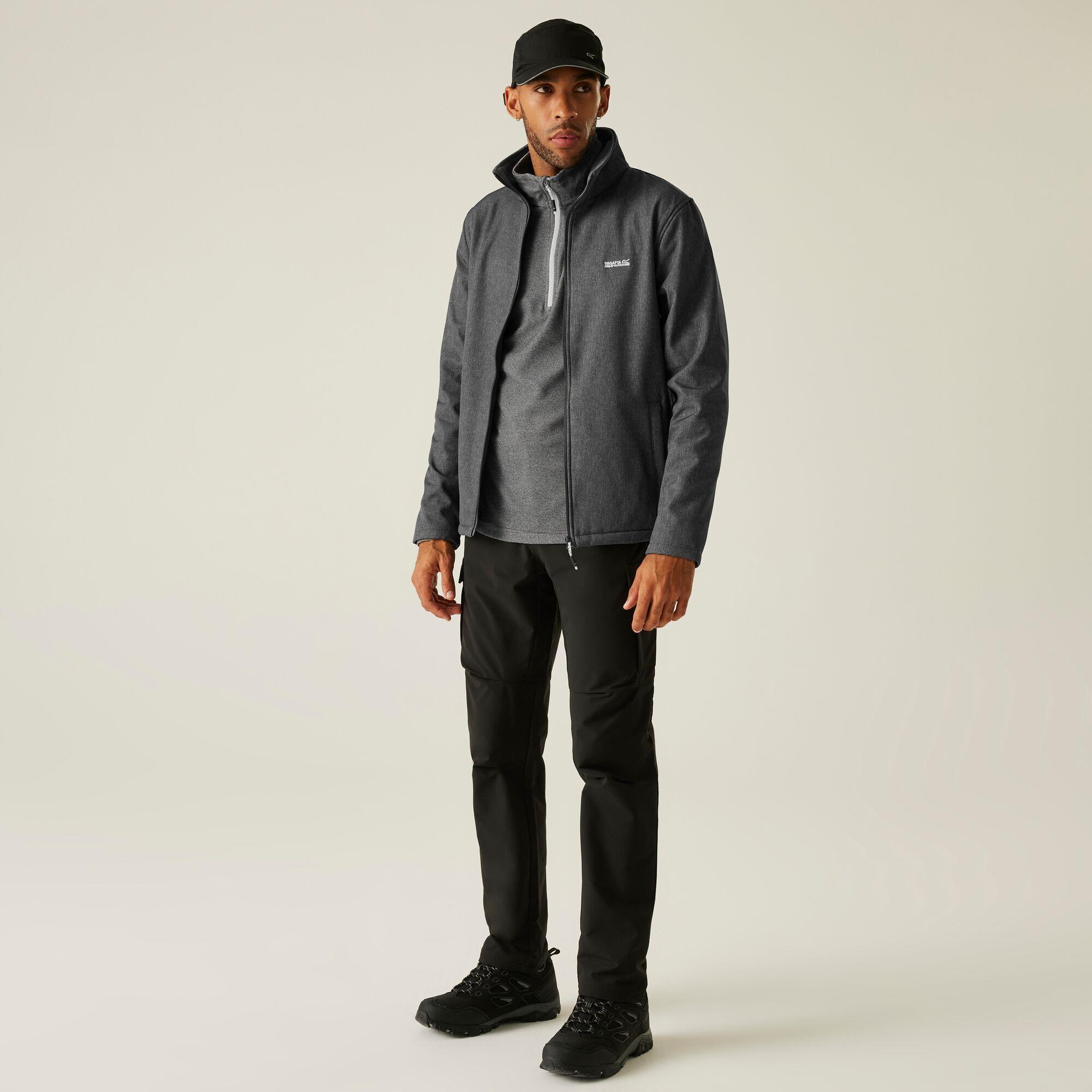 Regatta Men's Cera V Softshell Midlayer - Sealgreymarl - S - Image 2