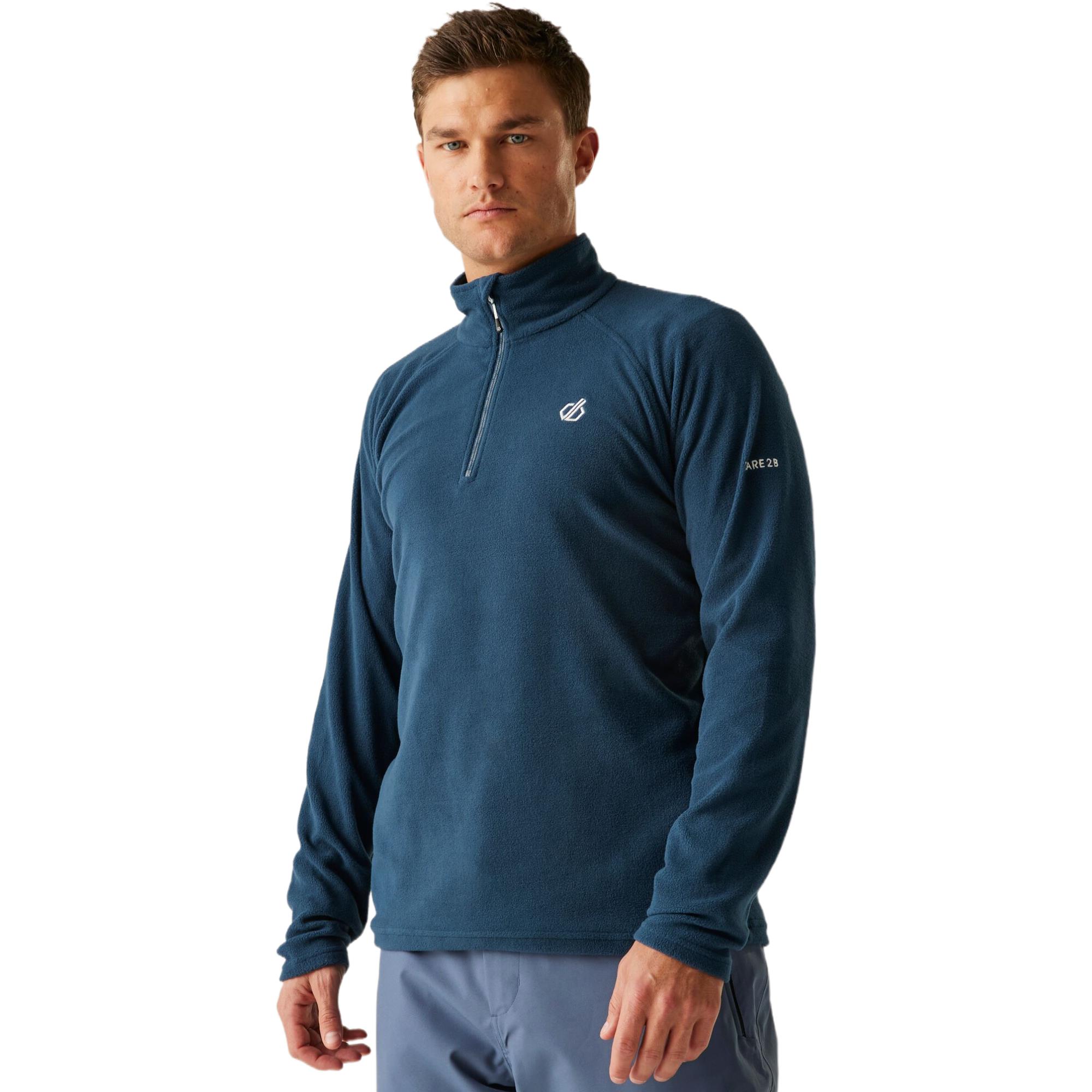 Dare 2B Men' Black Freethink Ii Half Zip Fleece in Size S, Sports Direct - Image 2