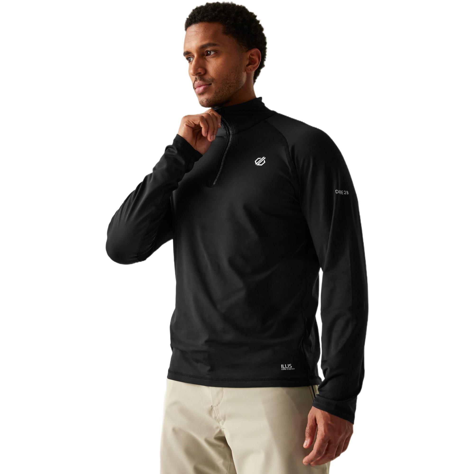 Dare 2B Men's Grey Fuse Up Ii Core Stretch Midlayer Size: S - Image 2