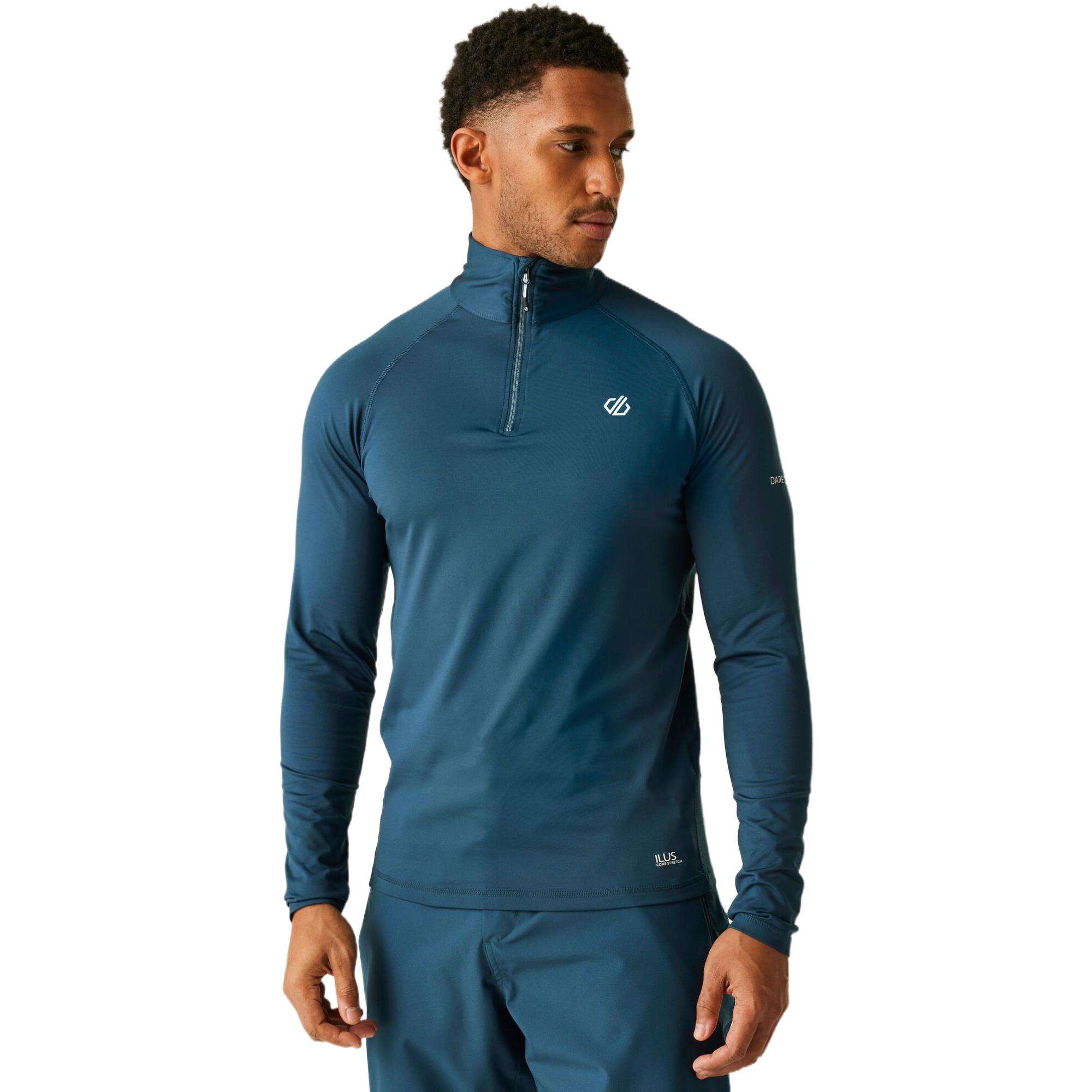 Dare 2B Men's Grey Fuse Up Ii Core Stretch Midlayer Size: S - Image 2