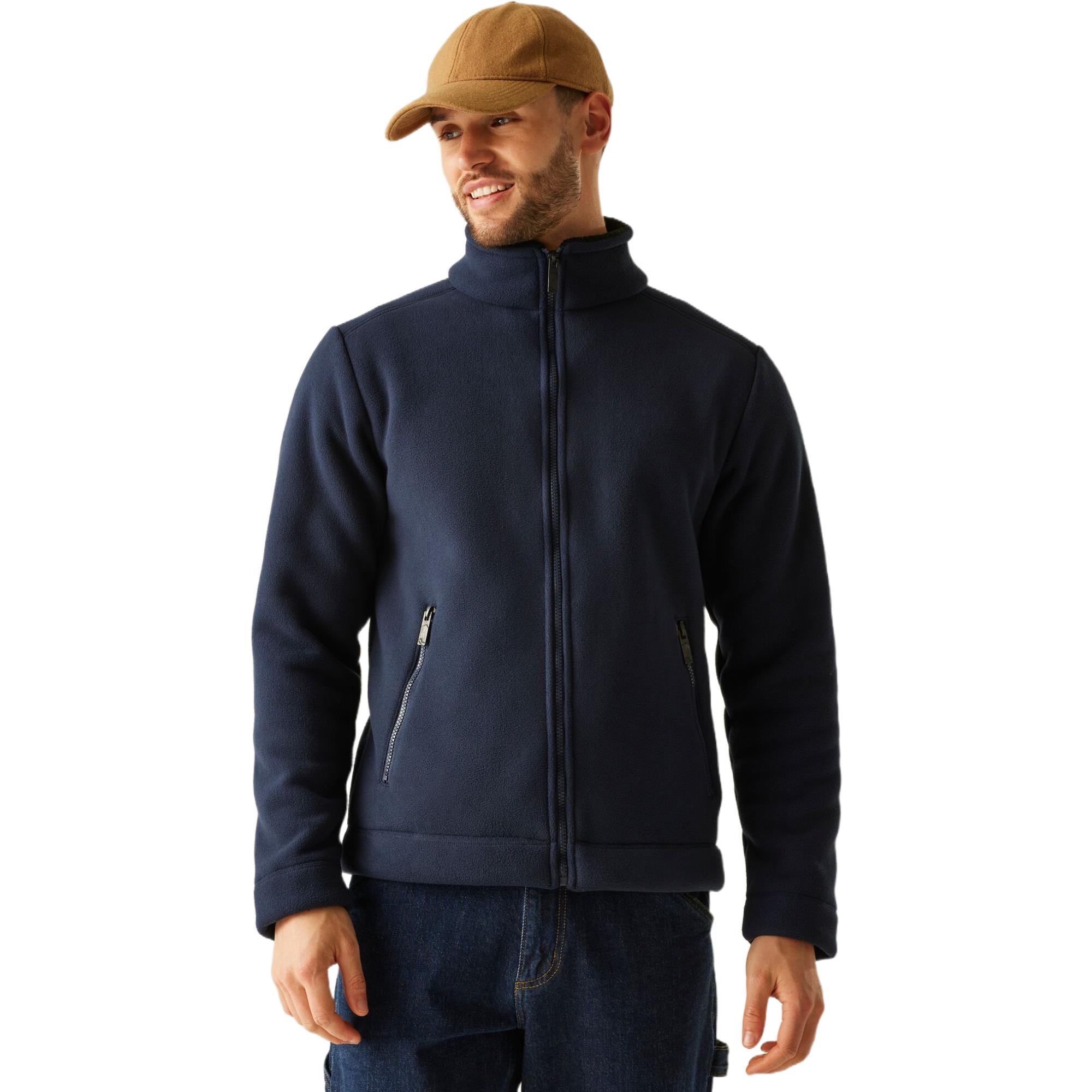 Regatta Men's Garrian Ii Full Zip Fleece Blue Small - Image 2
