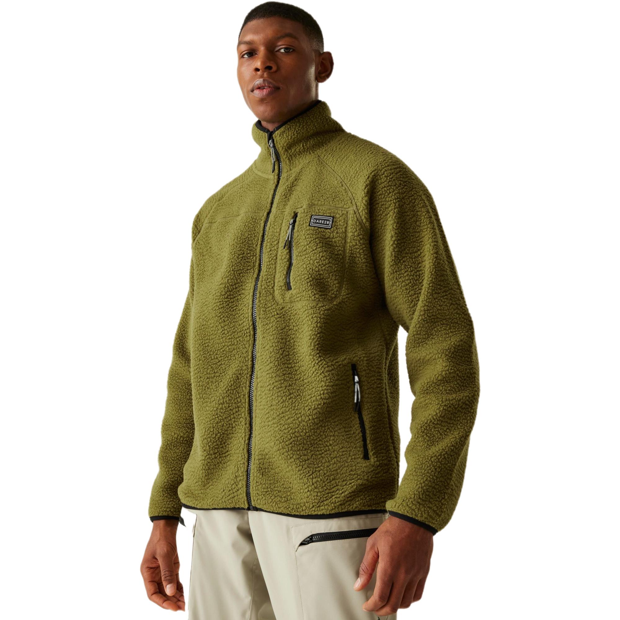 Dare 2B Men's Camber Fleece - Green Xxxl - Image 8