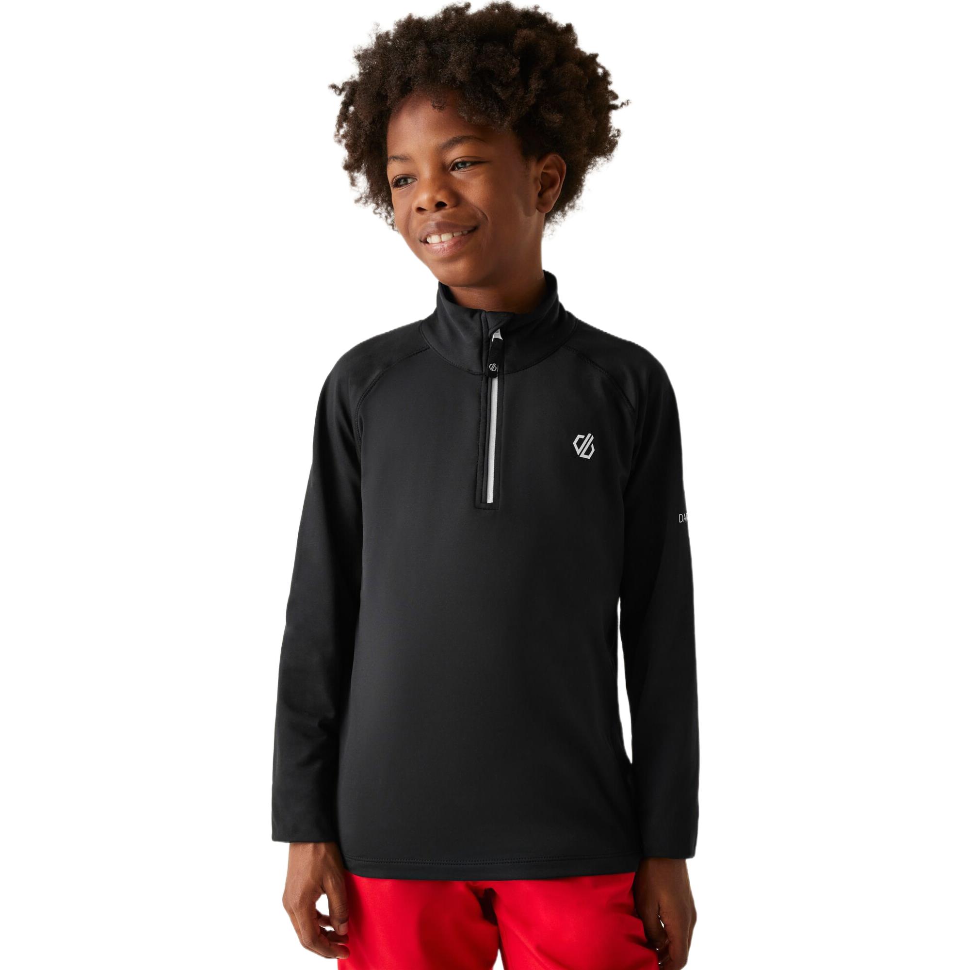 Dare 2B Kids' Consist Lightweight Core Stretch Midlayer Black 3-4Y - Image 2