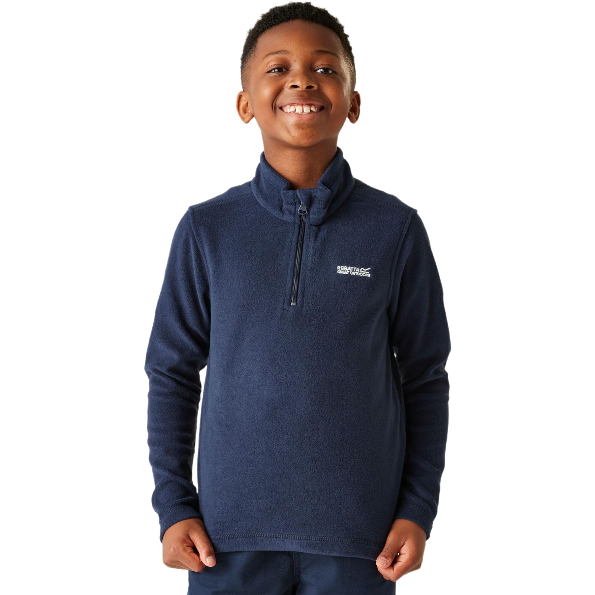 Regatta Hotshot Ii Fleece, Black, Size 7-8 Years - Image 2