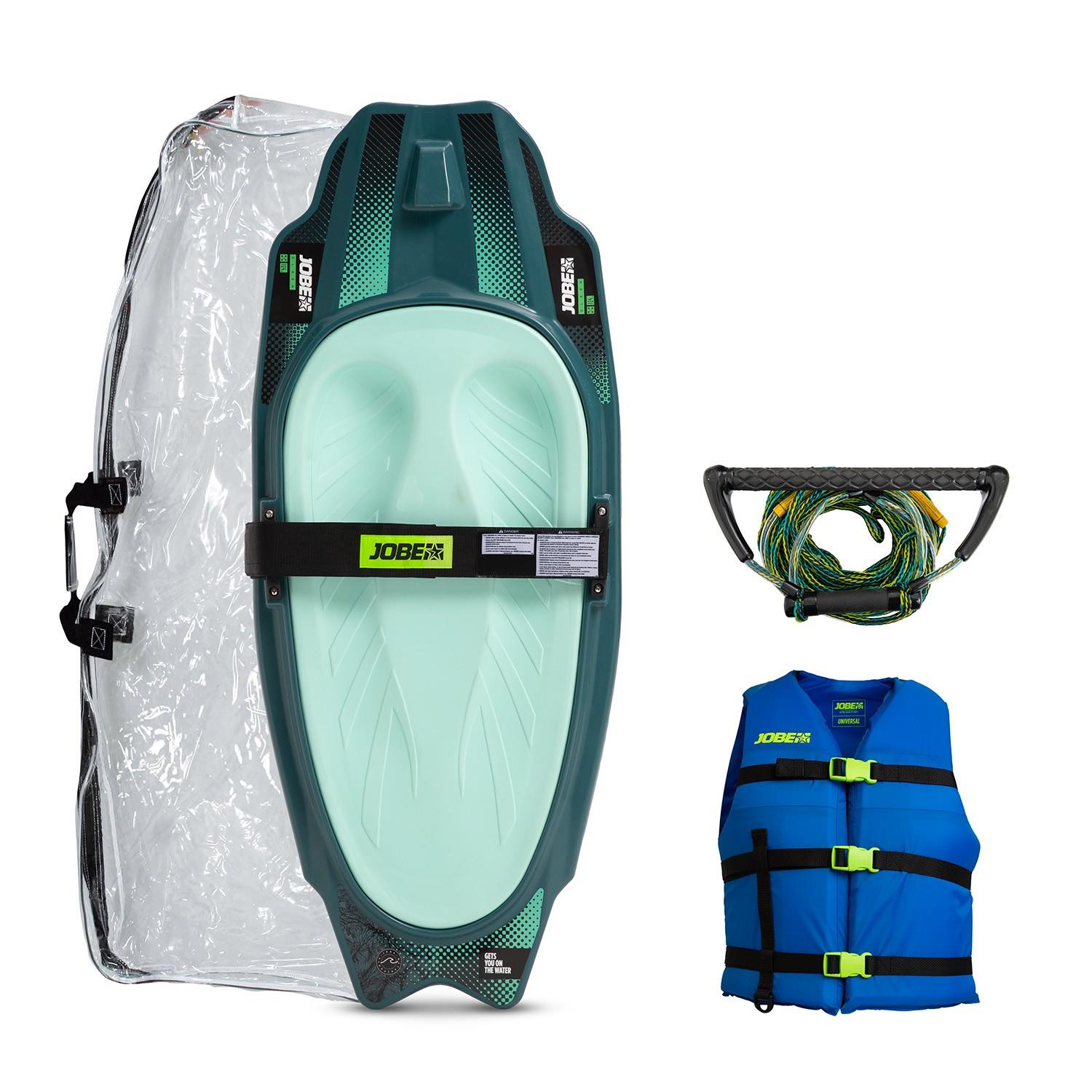 Jobe Slash Kneeboard Package 2026 Jetski Boat Rope Bag Vest