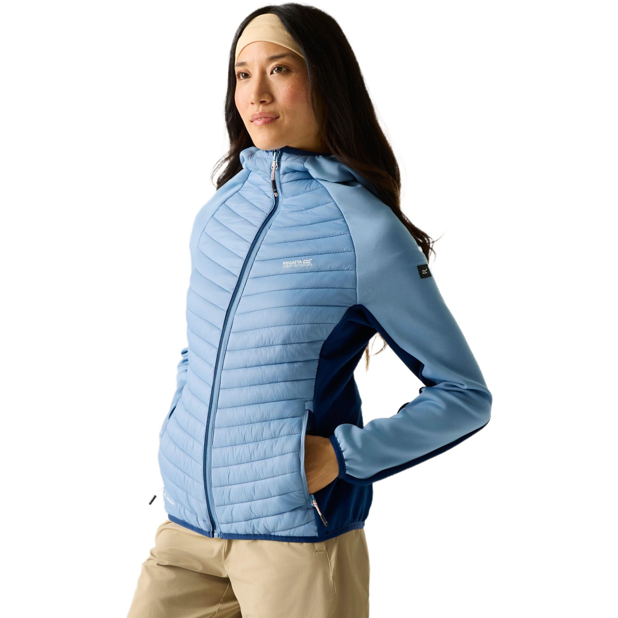 Regatta Womens Andreson Hybrid Jacket Stretch Panels Lightweight Padded