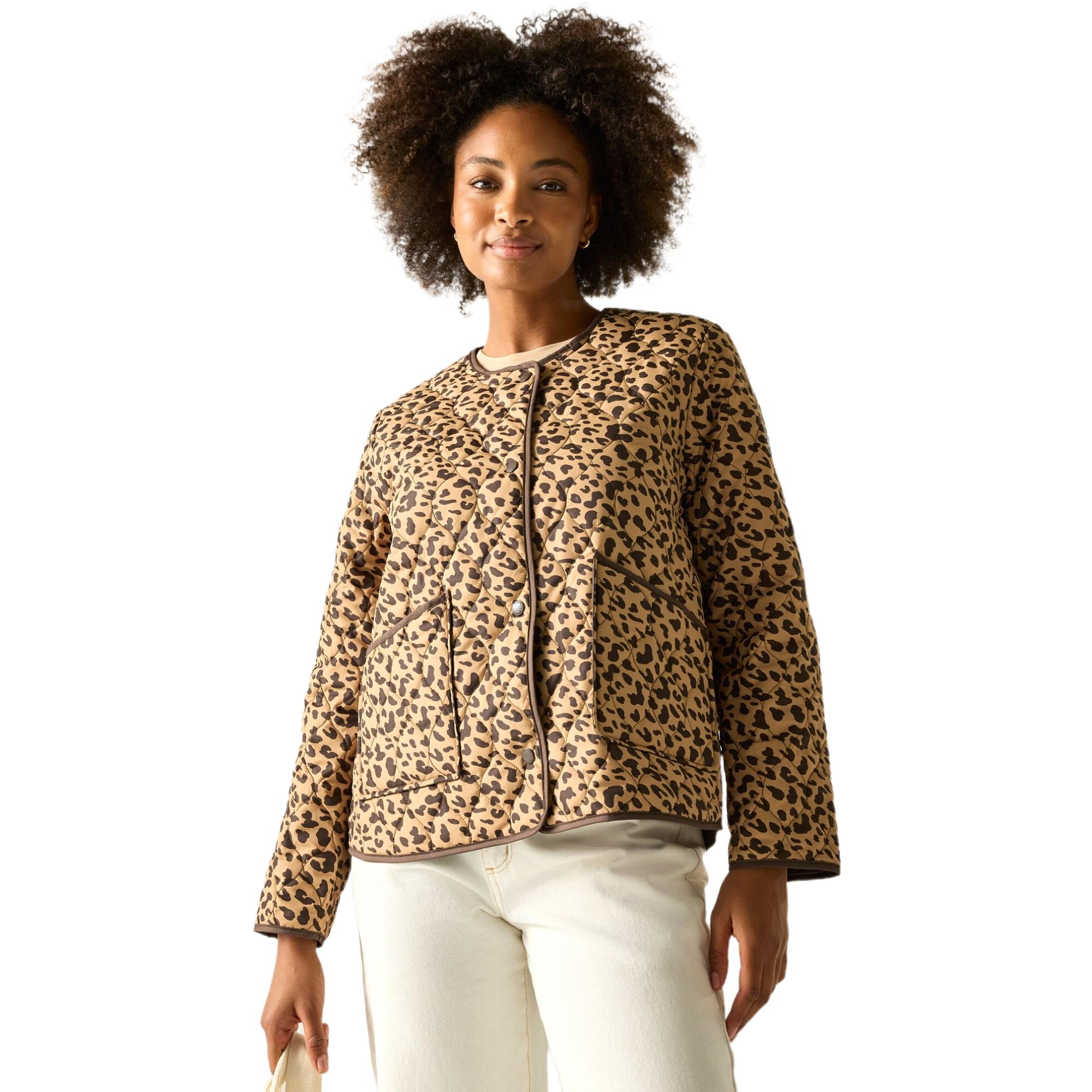 Regatta Women's Mira Quilted Jacket - Brown Size 8 - Image 2
