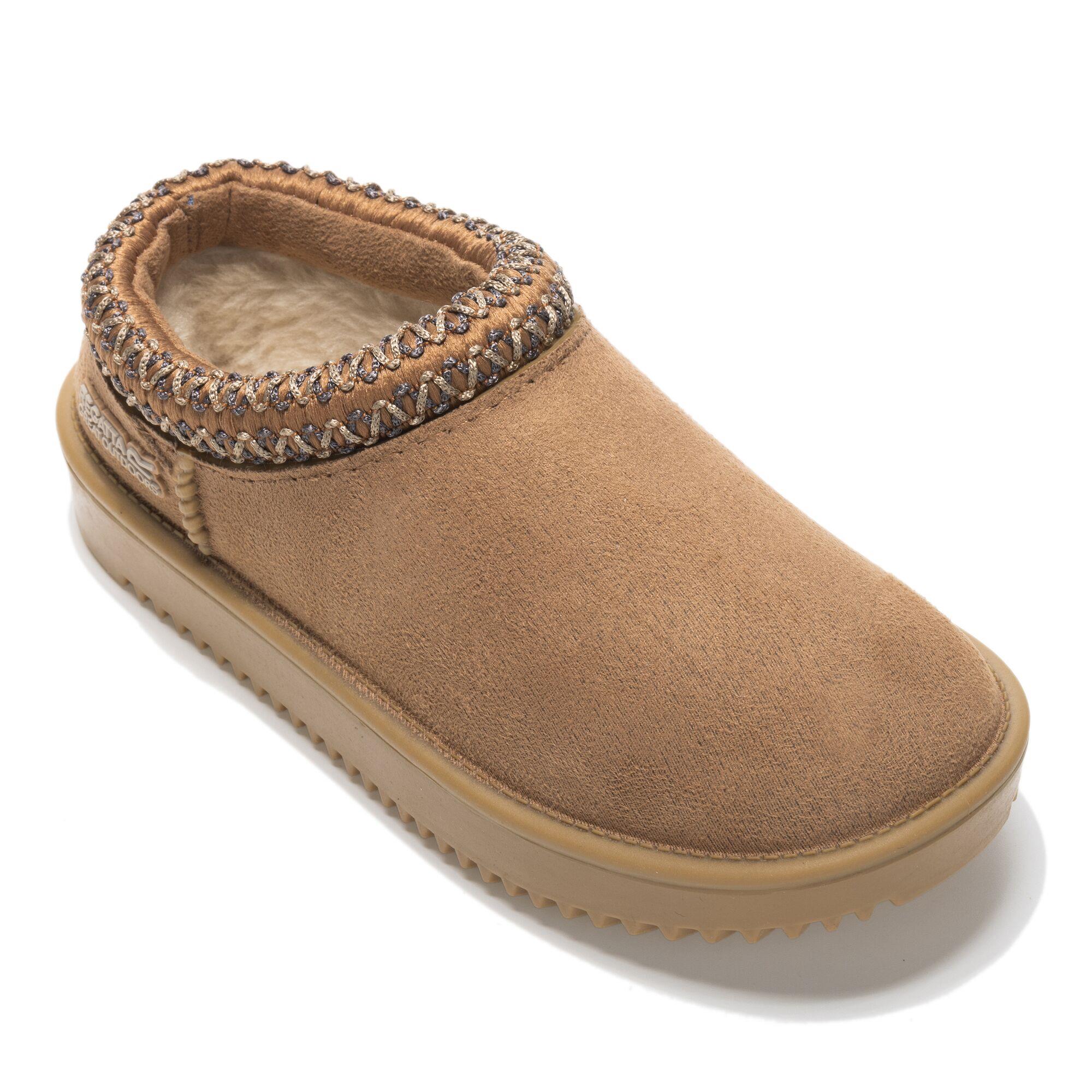 Regatta Kids Risley Mule Waterproof Lifestyle Shoes Brown Uk Size 3 - Image 2