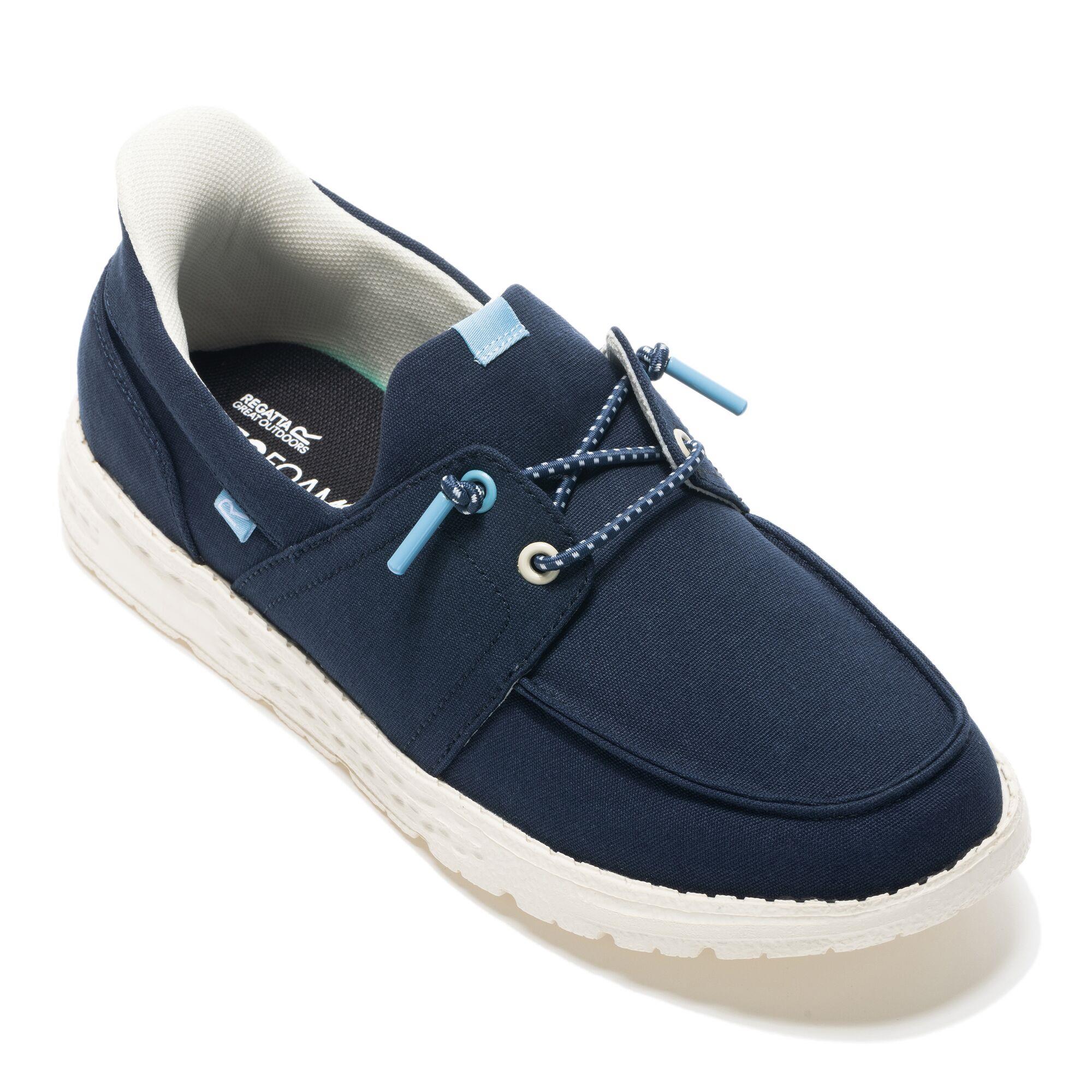 Regatta Mens Penzance Shoes Canvas Casual Slip Ons