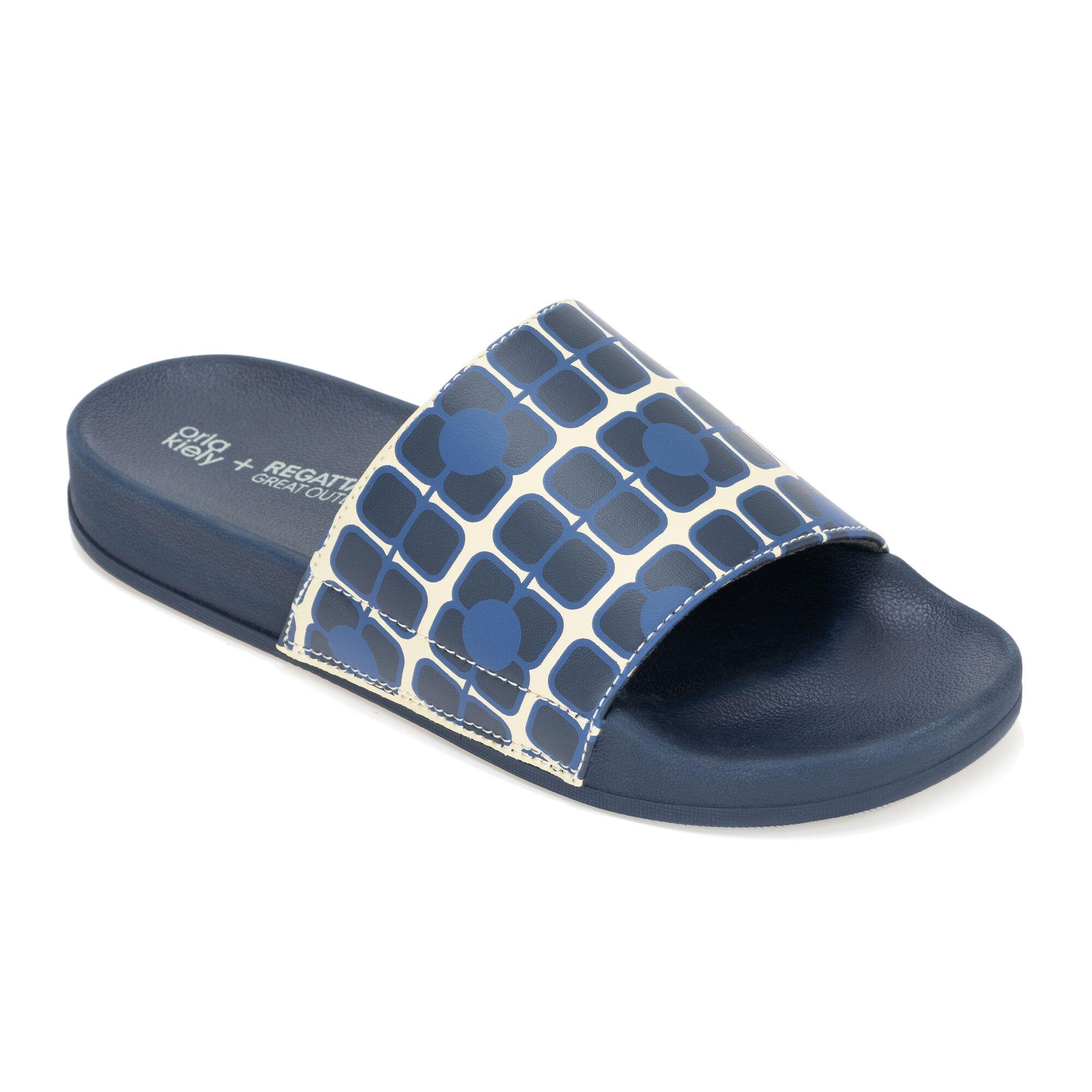 Regatta (Uk 3, Giant Poppy Navy) Orla Kiely Floral Summer Beach Sandals Thongs Flip Flops Slide Sliders - Image 3