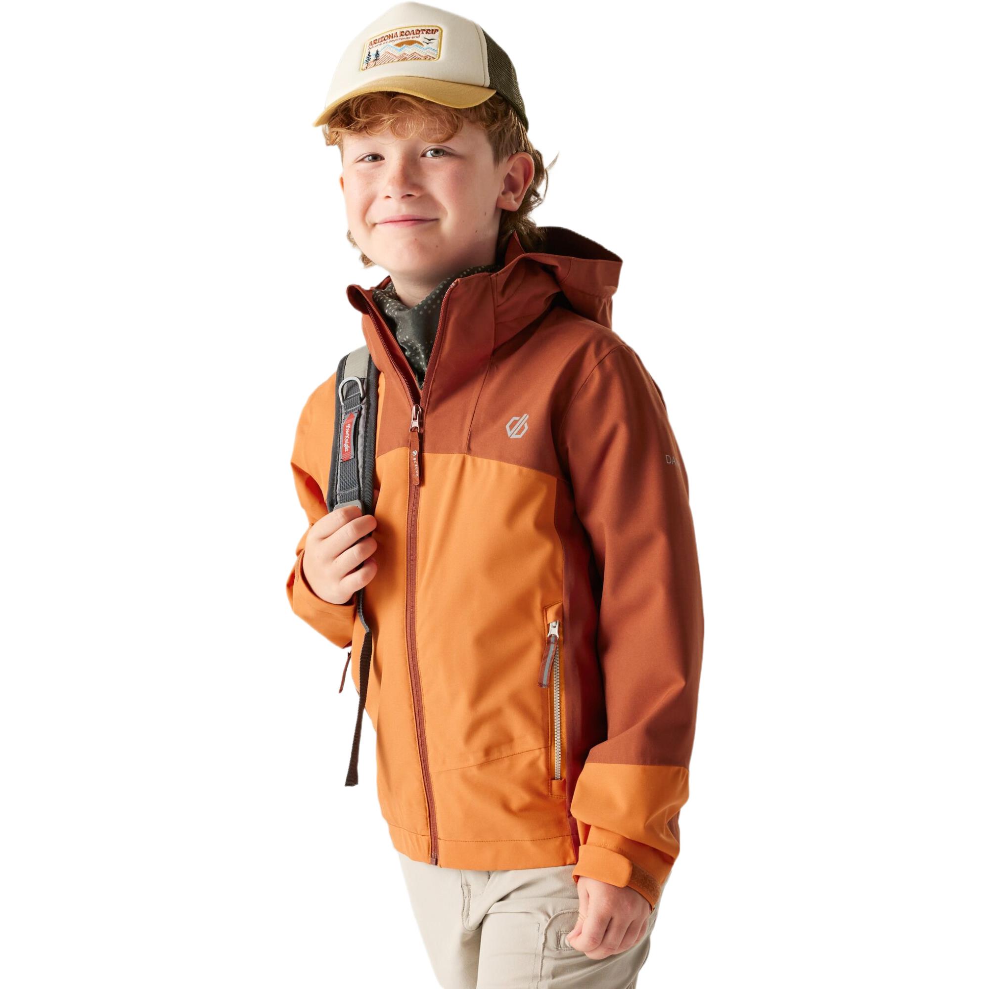 Dare 2b Kids Explore III Jacket Waterproof Breathable Coat Hiking or School