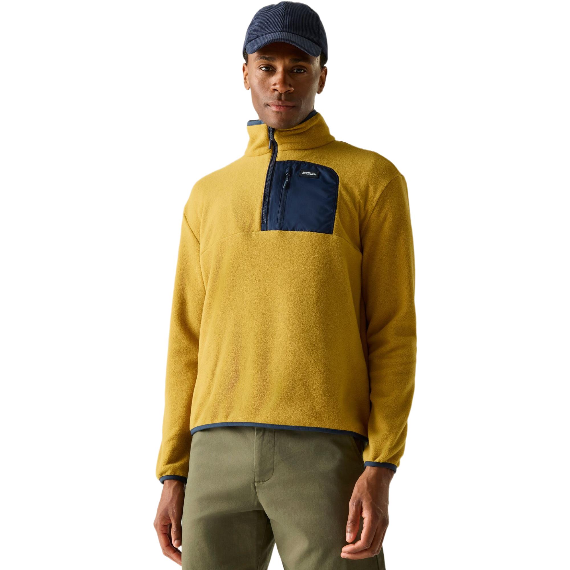 Regatta Mens Frankie Half Zip Fleece Lightweight Jacket