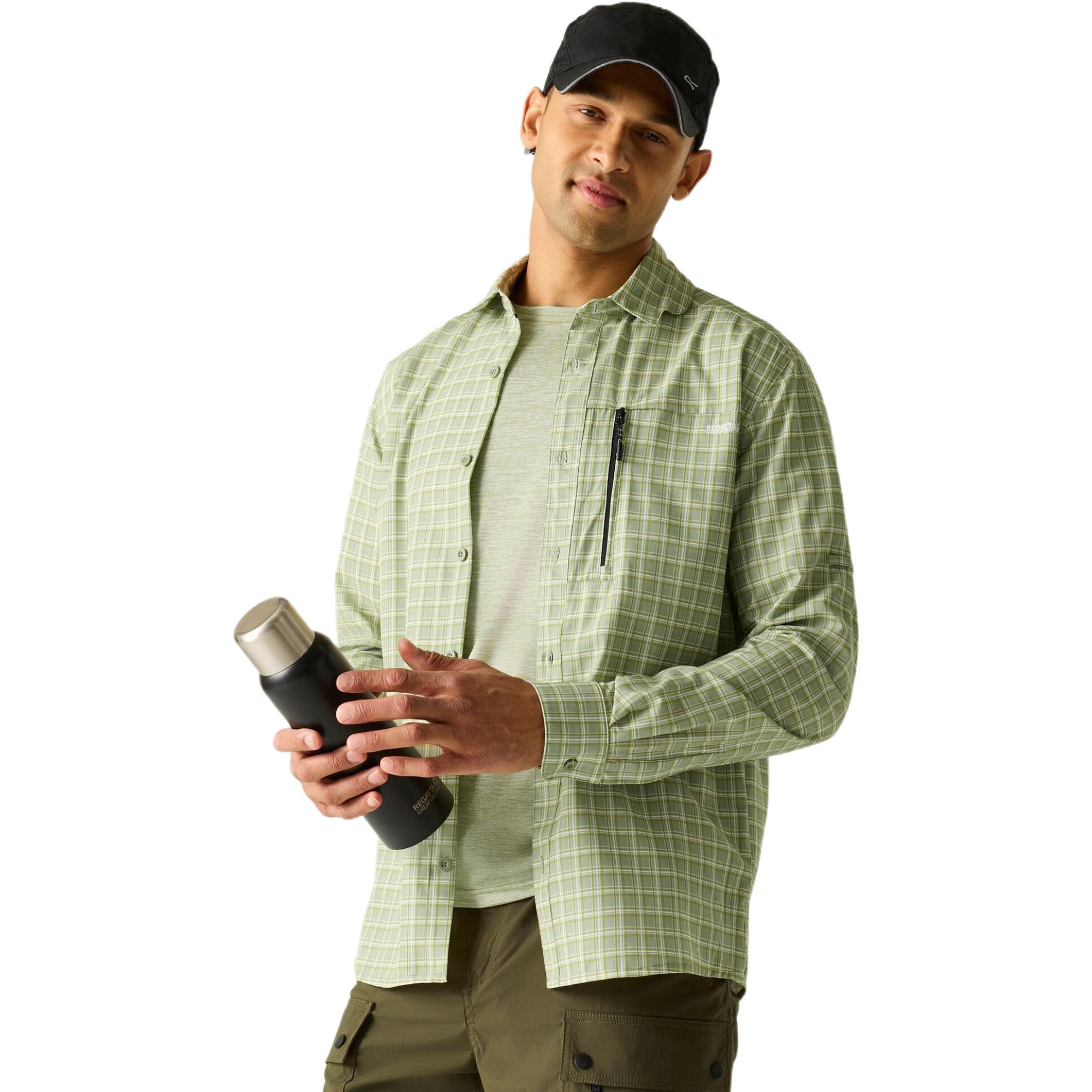 Regatta Mens Anti-Insect Travel Light Long Sleeve Shirt Lightweight