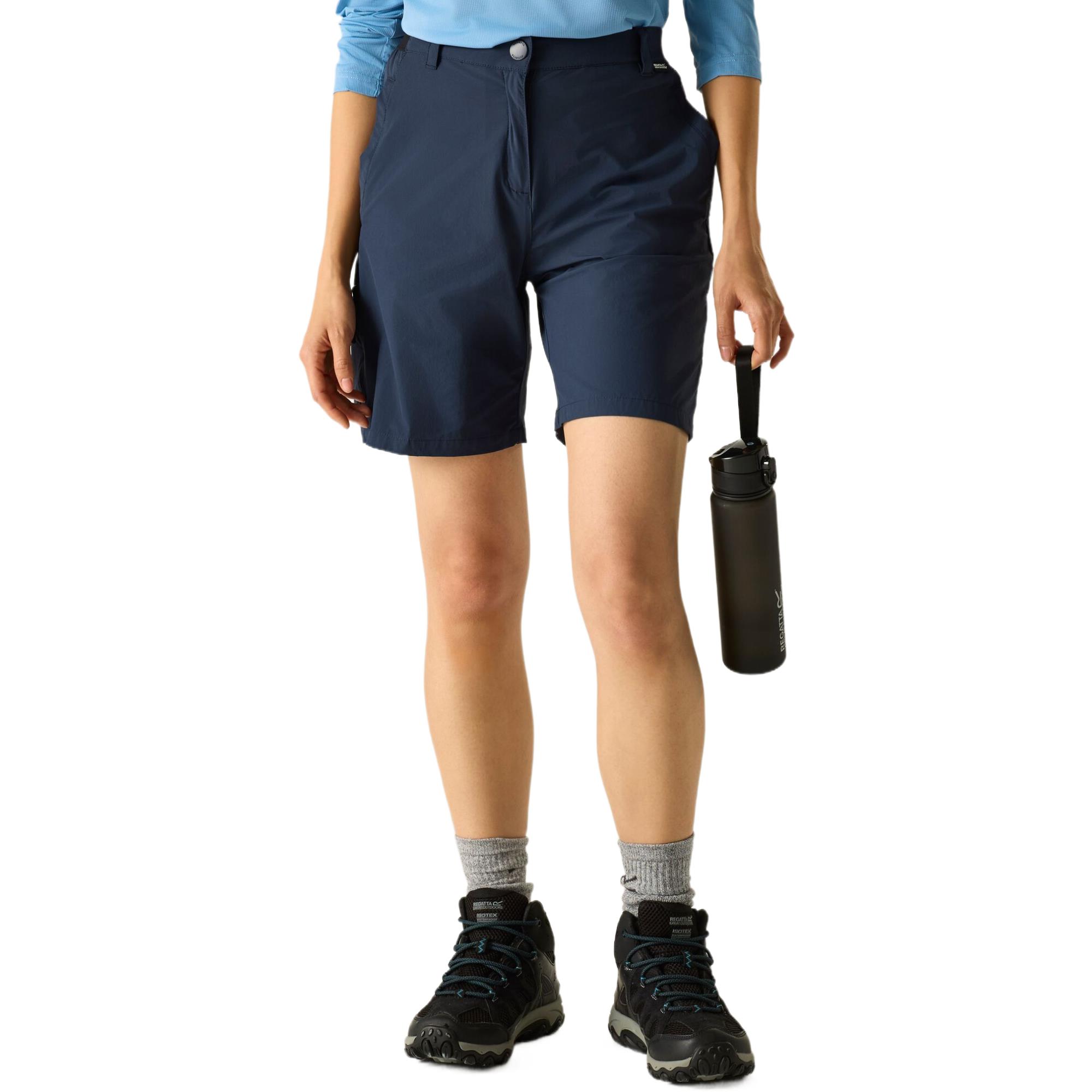 Regatta Womens Travel Light Packaway Shorts II Lightweight Walking Trousers