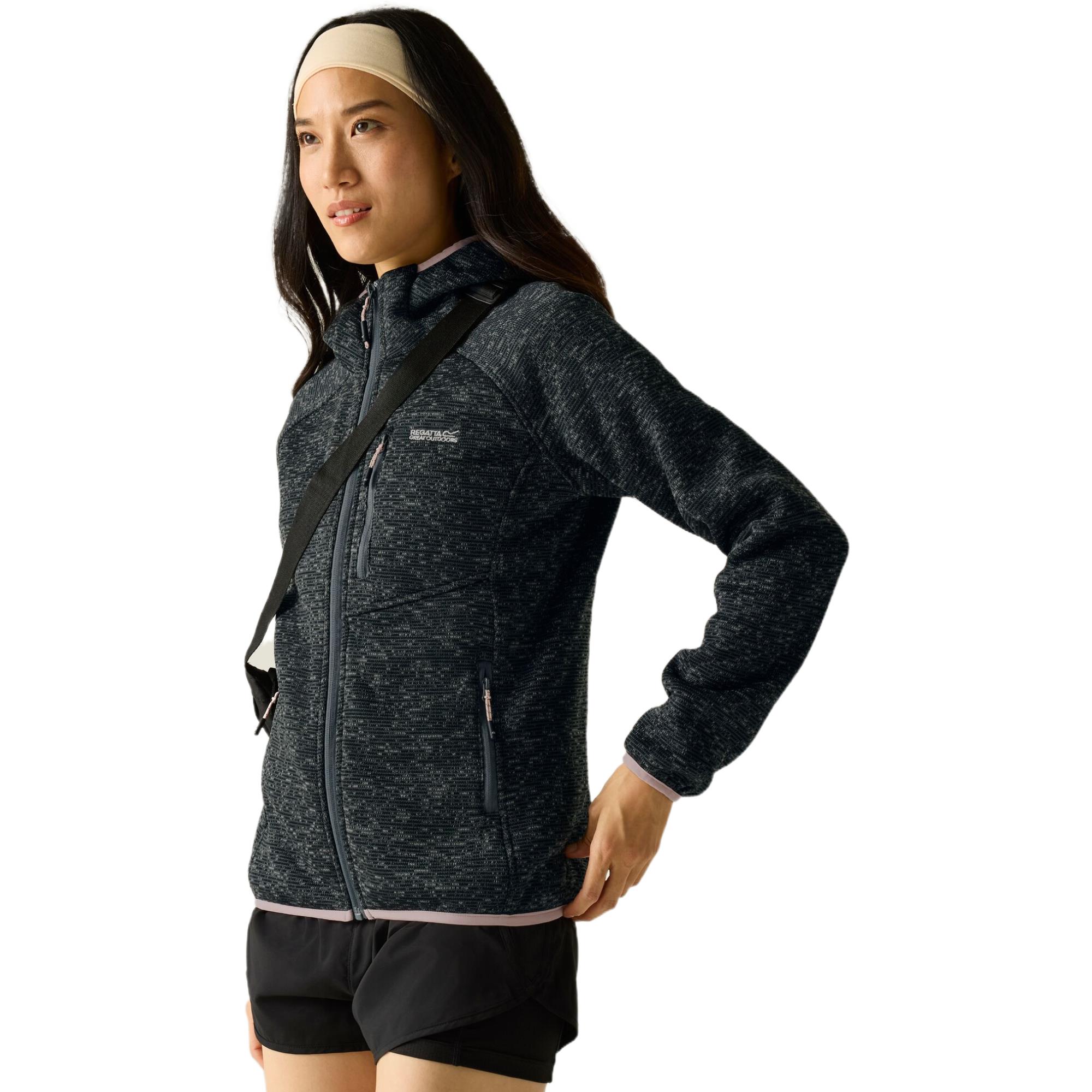 Regatta Womens Hooded Newhill Fleece Full Zip Jacket