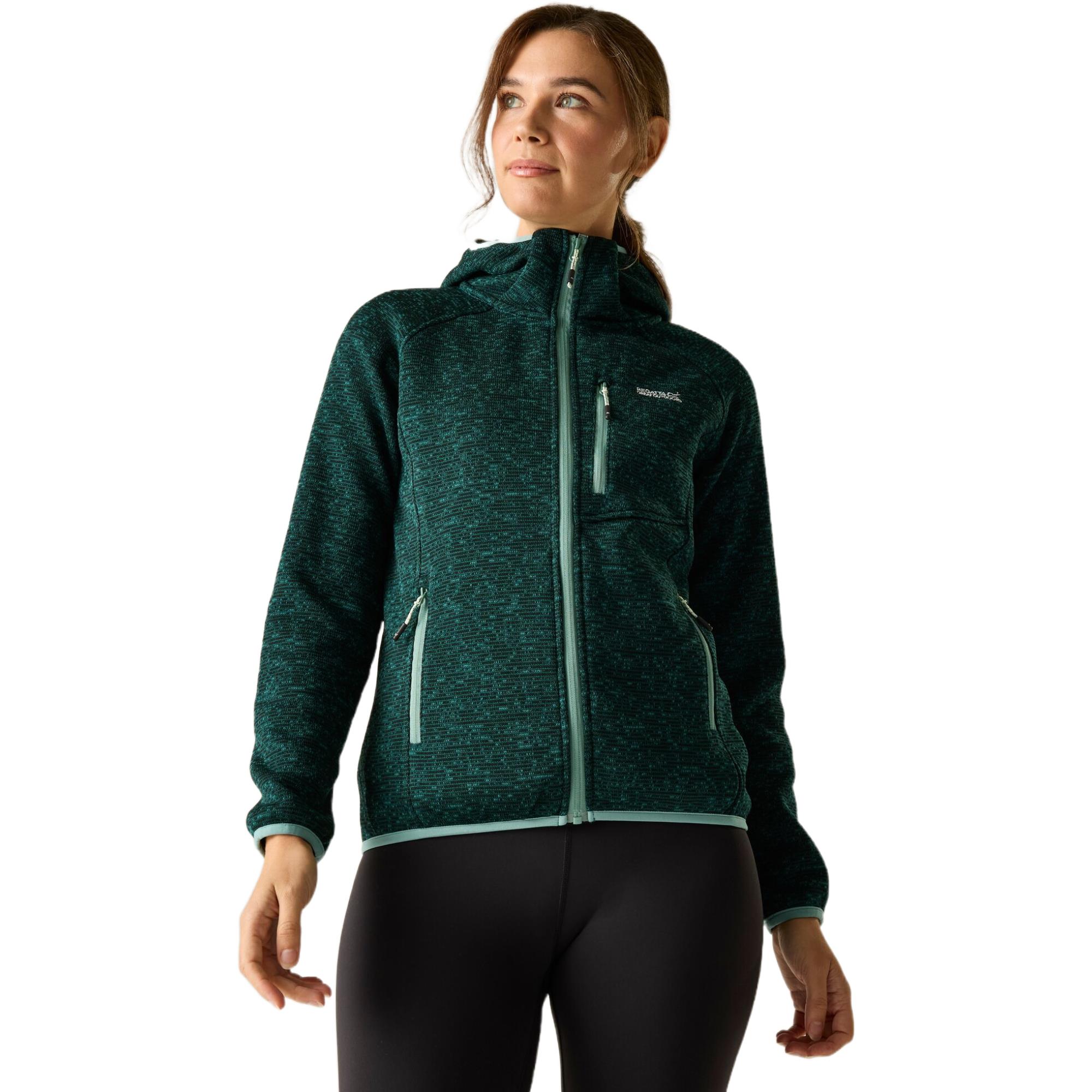 Regatta Womens Hooded Newhill Fleece Full Zip Jacket
