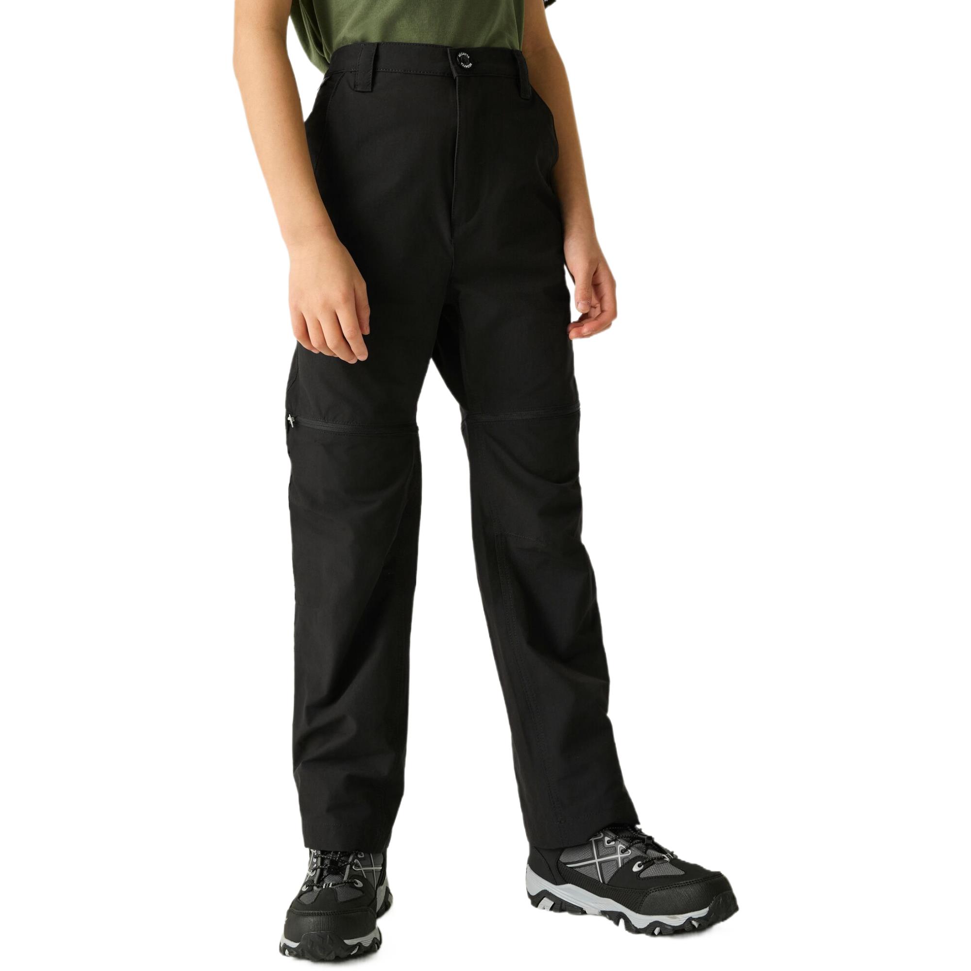 Regatta Junior Highton Kids Zip Off Trousers Lightweight Shorts