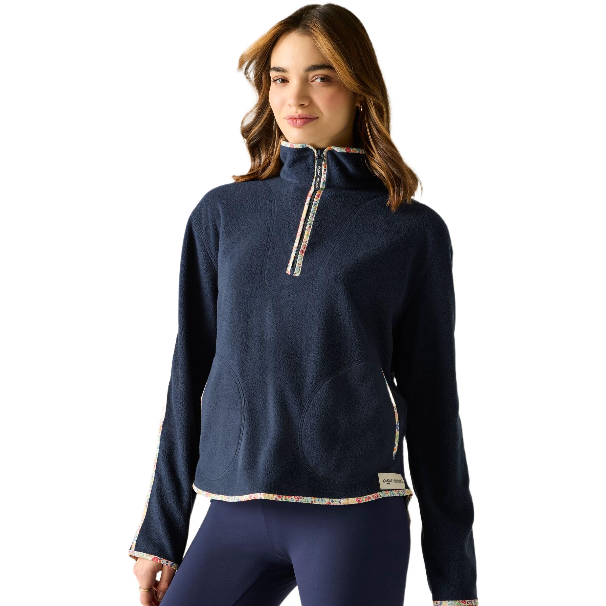 Regatta Womens Cath Kidston Half Zip Fleece Jacket
