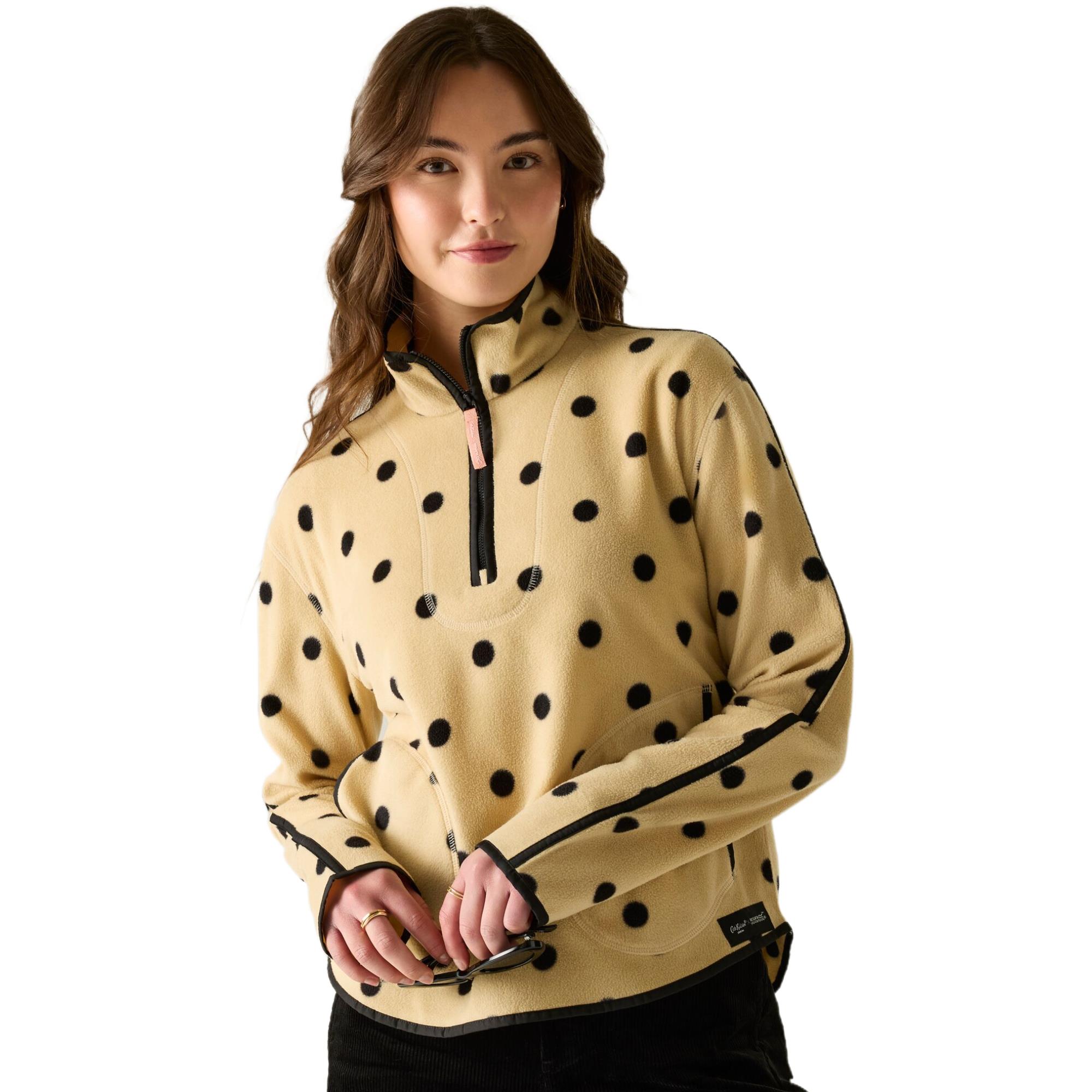 Regatta Womens Cath Kidston Half Zip Fleece Jacket