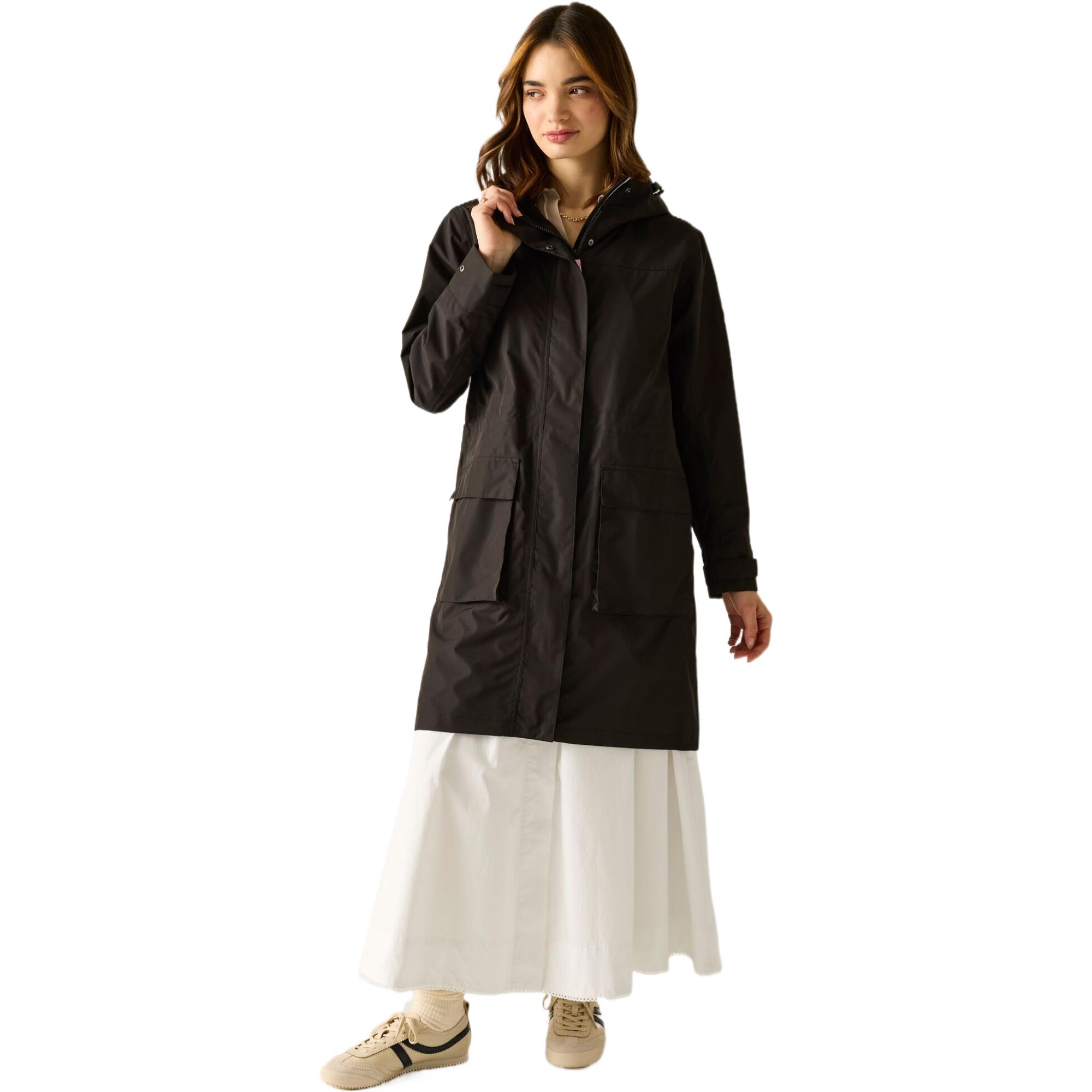 Regatta Womens Cath Kidston Long Waterproof Jacket Breathable