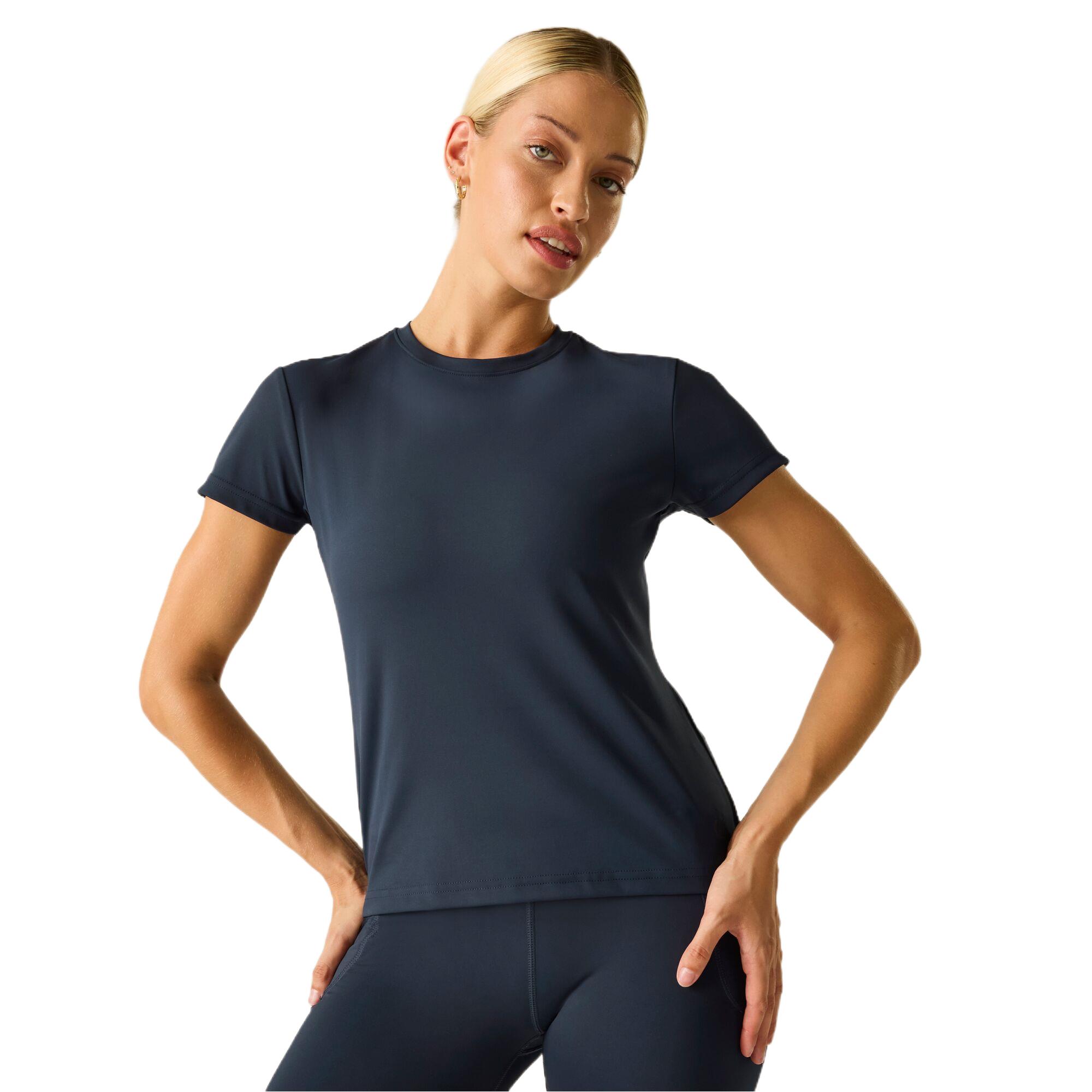 Dare 2B Women's Mid Navy Refresh Short Sleeved Quick Drying Active T-Shirt In Size 20 - Image 2