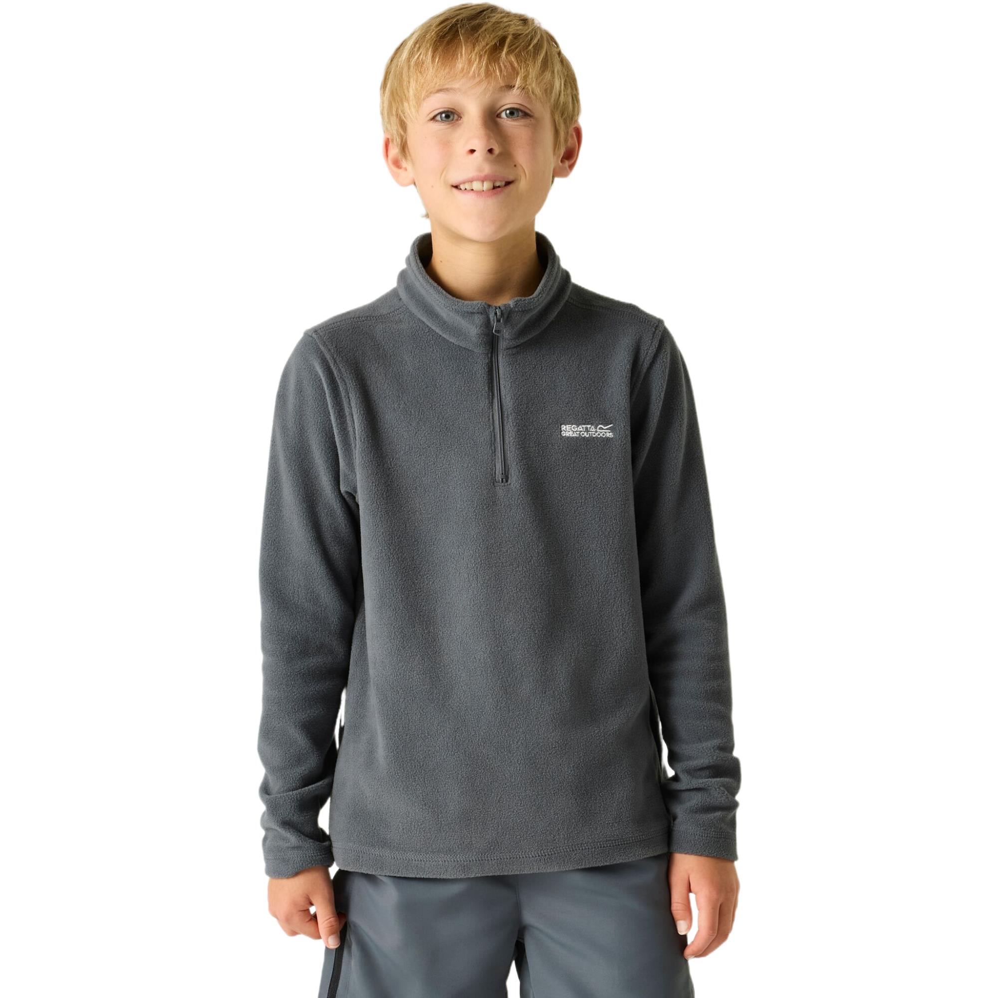 Regatta Hotshot Ii Fleece, Black, Size 7-8 Years - Image 9