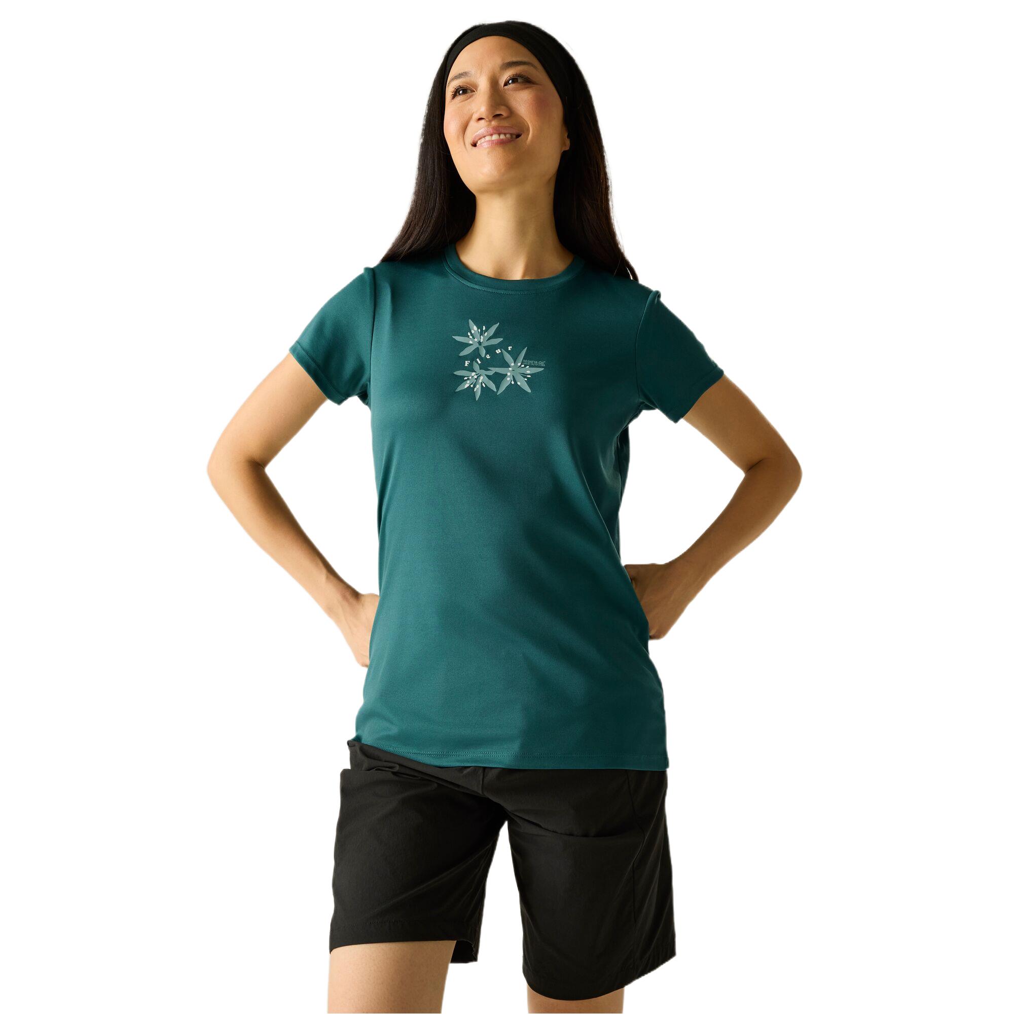 Regatta Womens Fingal T-Shirt Active Sport Gym Top