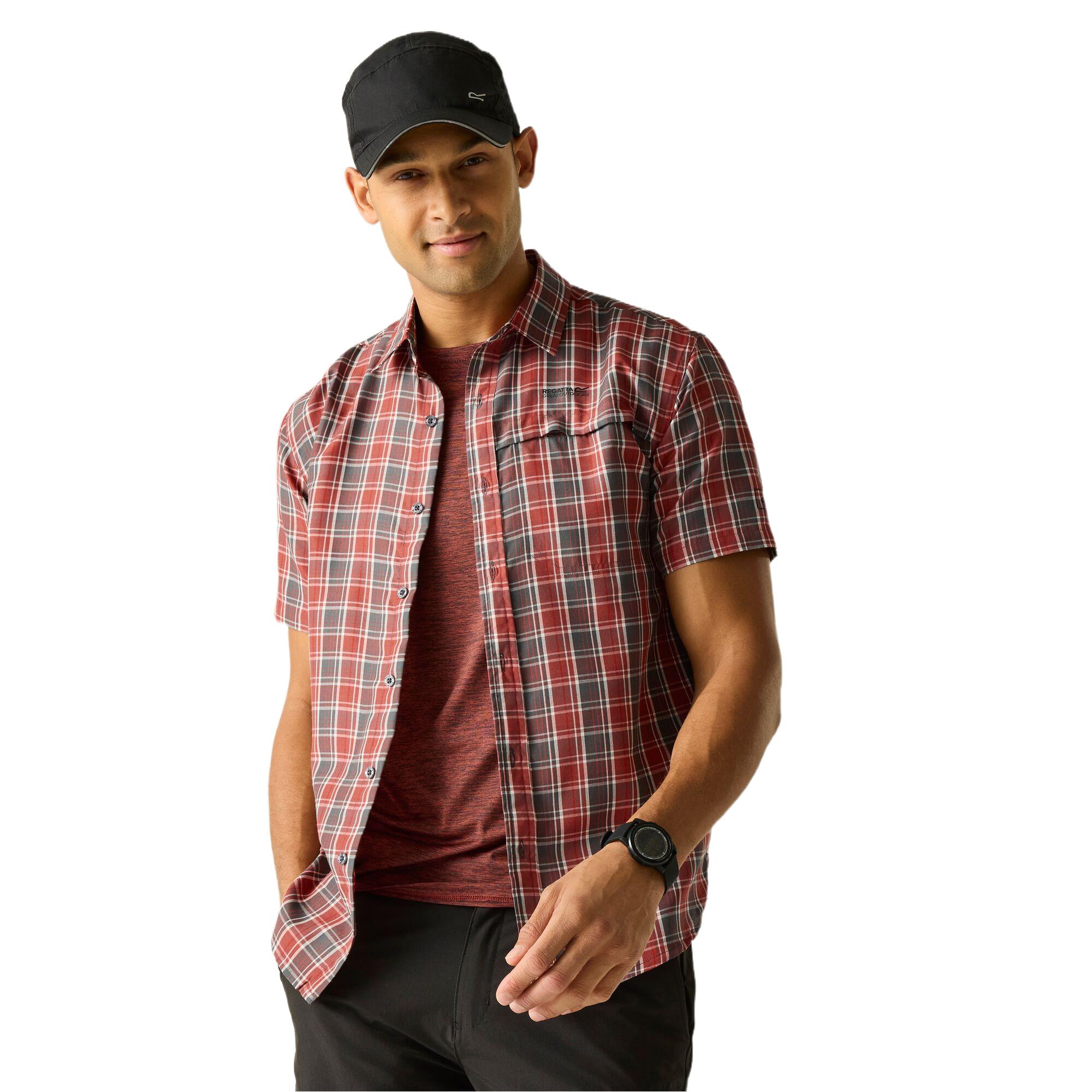 Regatta Mens Mindano Short Sleeve Quick Drying Casual Shirt