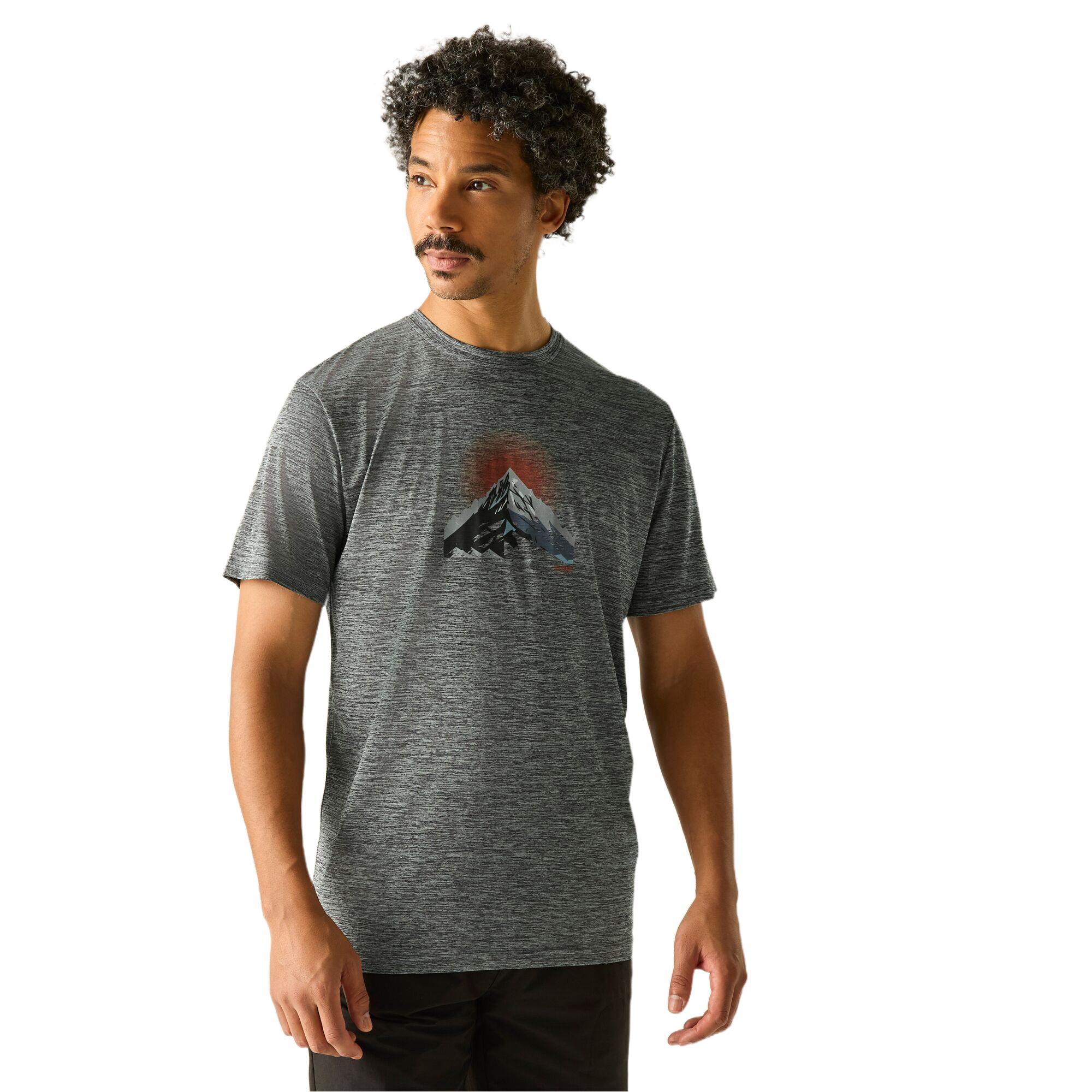 Regatta Men's Marron T-Shirt Fingal - Image 2