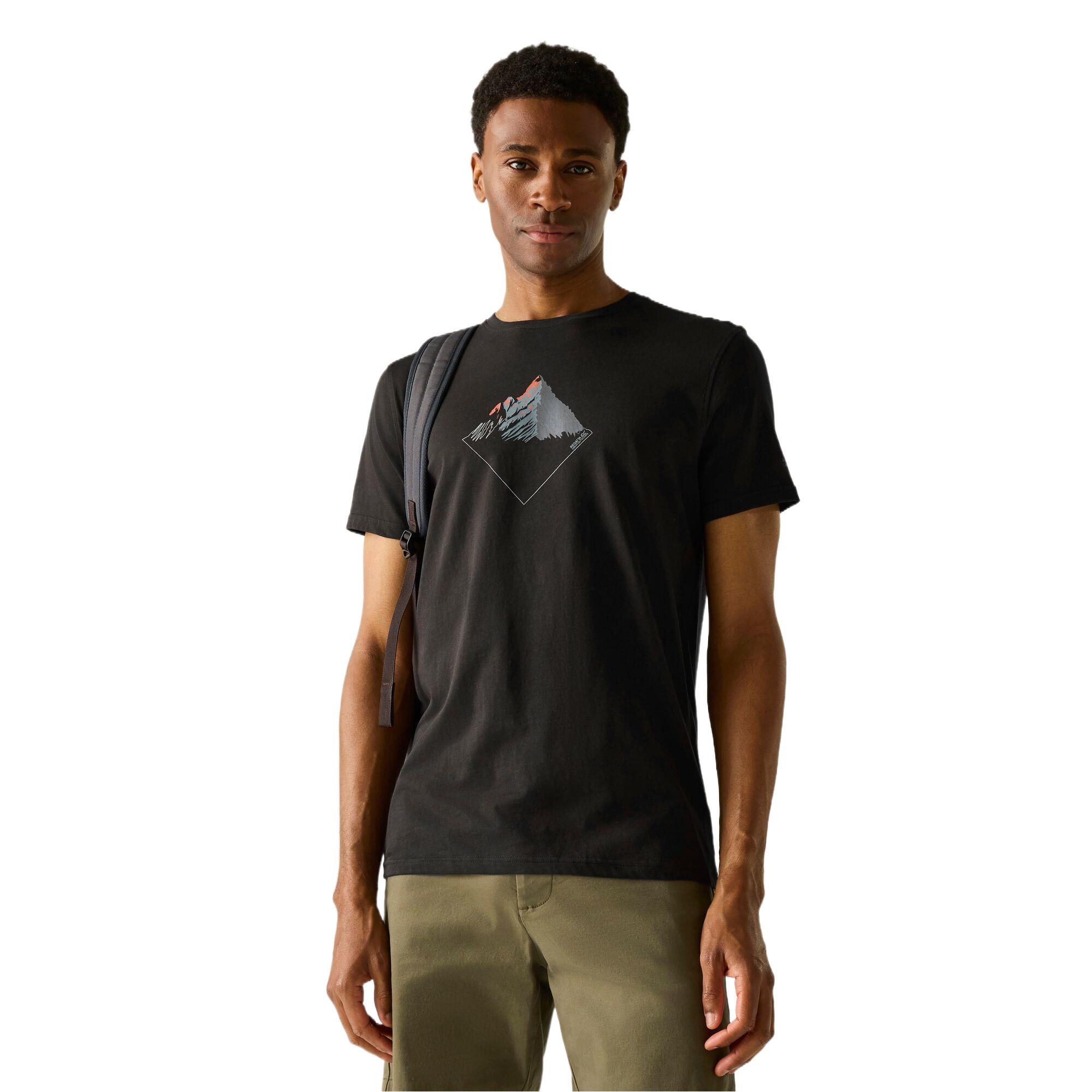 Regatta Mens Breezed T-Shirt Short Sleeve Cotton Top