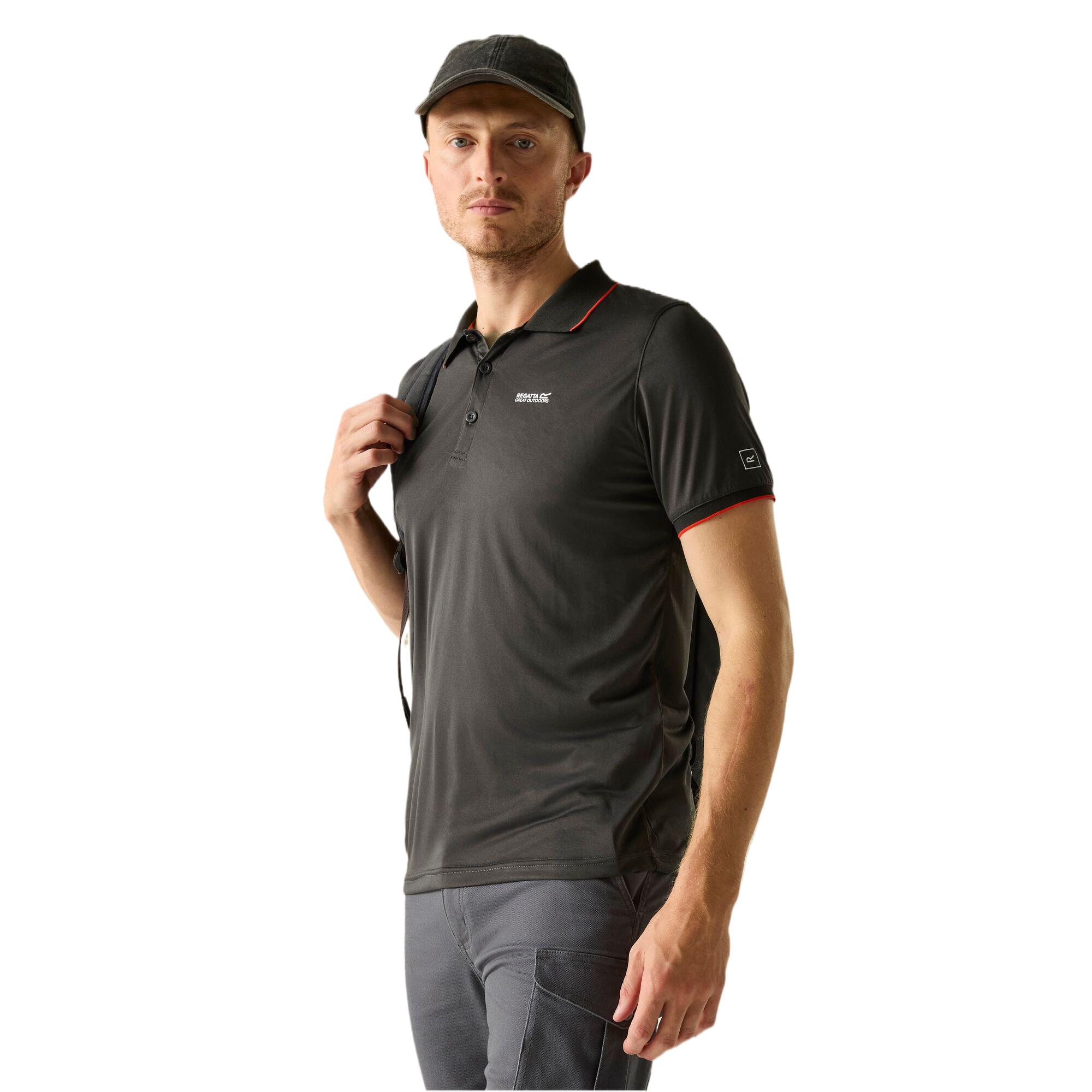 Regatta Men's Remex Ii Quick-Drying Polo Shirts - Navy - S - Image 2