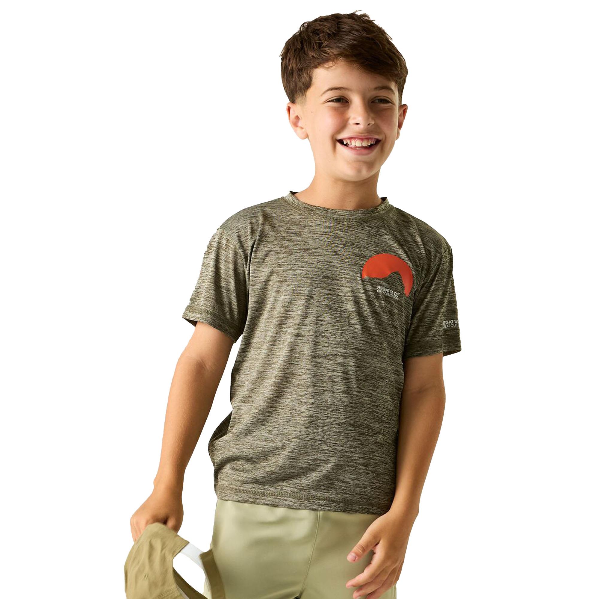 Regatta Kids Alvarado Short Sleeved Wicking T-Shirt