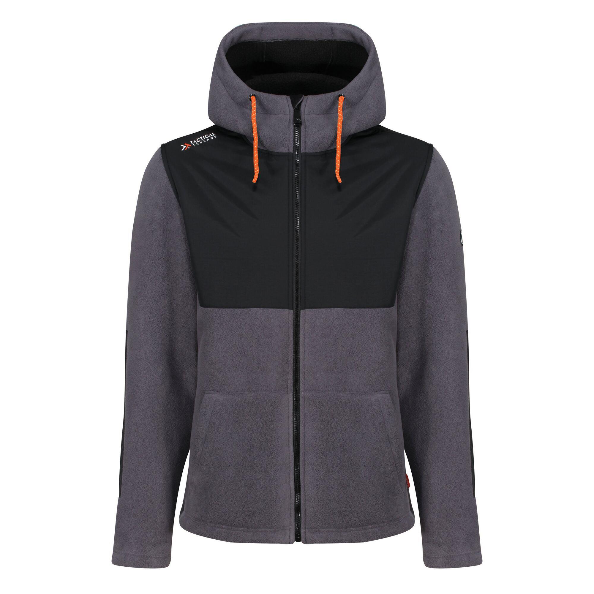 Regatta Men's Garrison Workwear Hooded Fleece Jacket Grey 3XL - Image 2