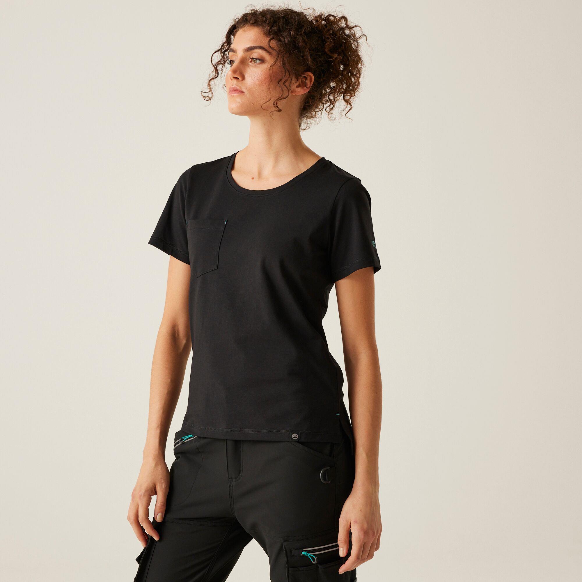 Regatta Women's Ada Cotton Stretch T-Shirt - Wilderness Gree - 20 - Image 5