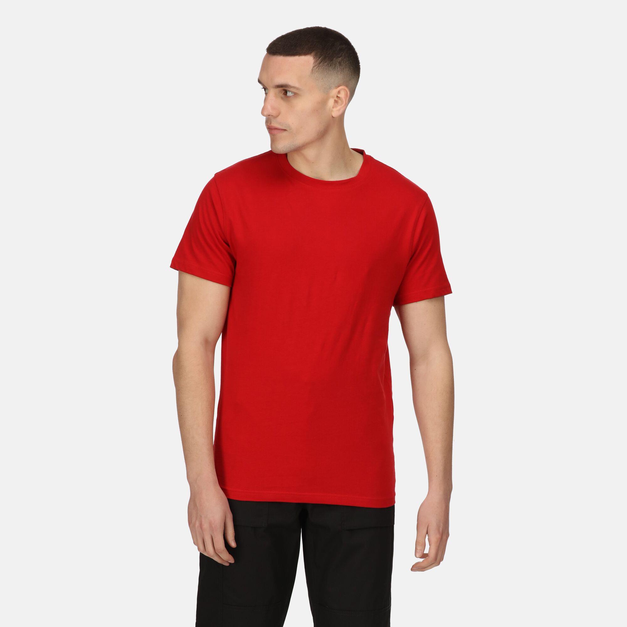 Regatta Pro Mens Soft Touch Short Sleeved T-Shirt Cotton Top
