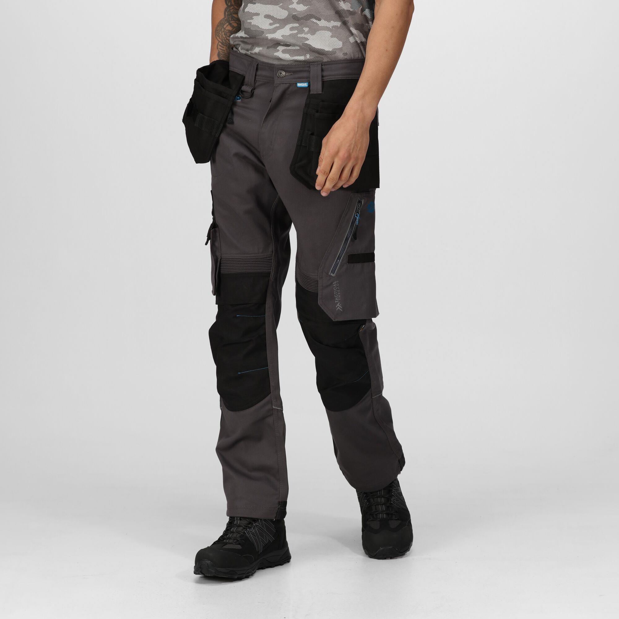 Regatta Men's Execute Holster Work Trousers - Iron - 30 R - Image 2