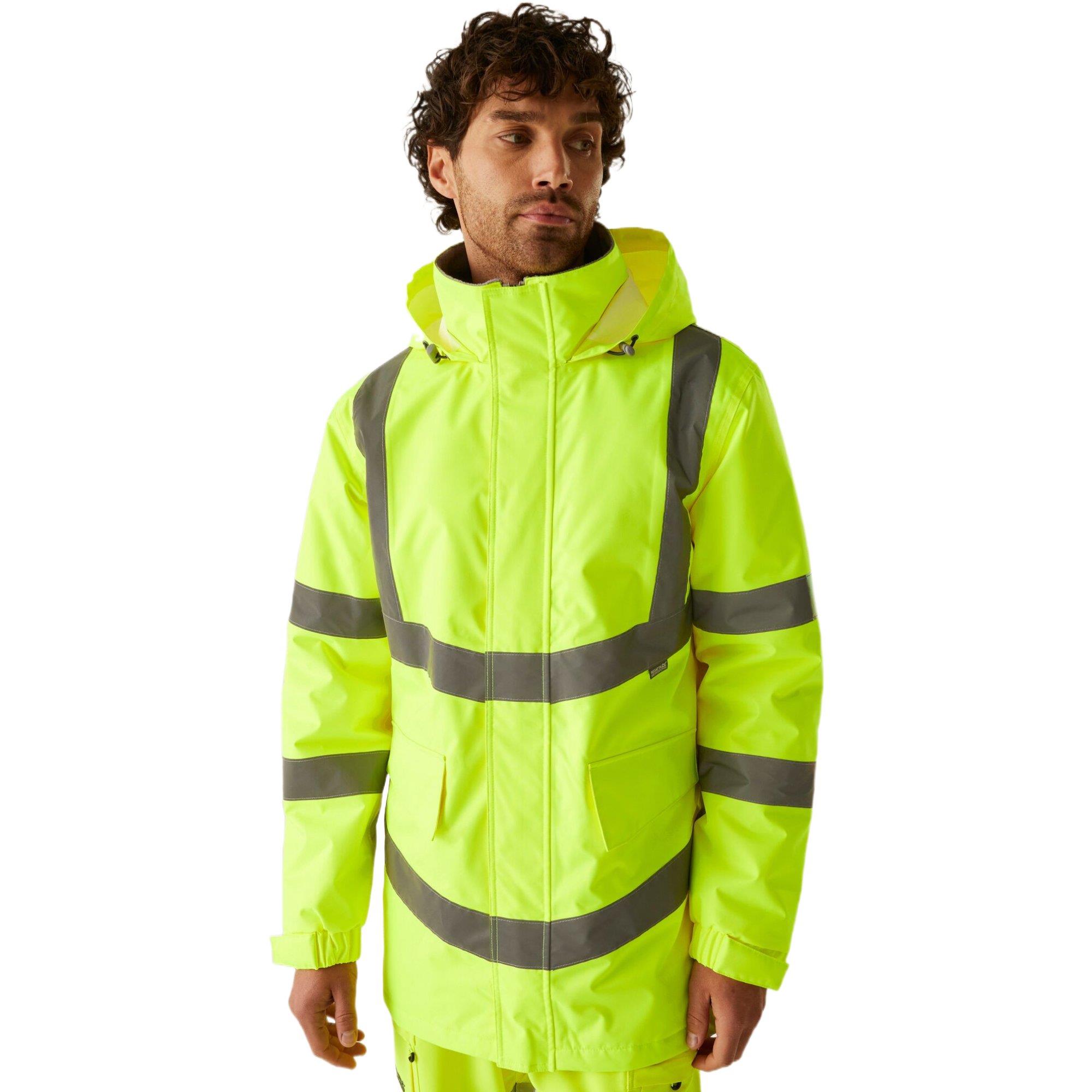Regatta Hi-Vis Pro Contract Dover Parka Waterproof Jacket