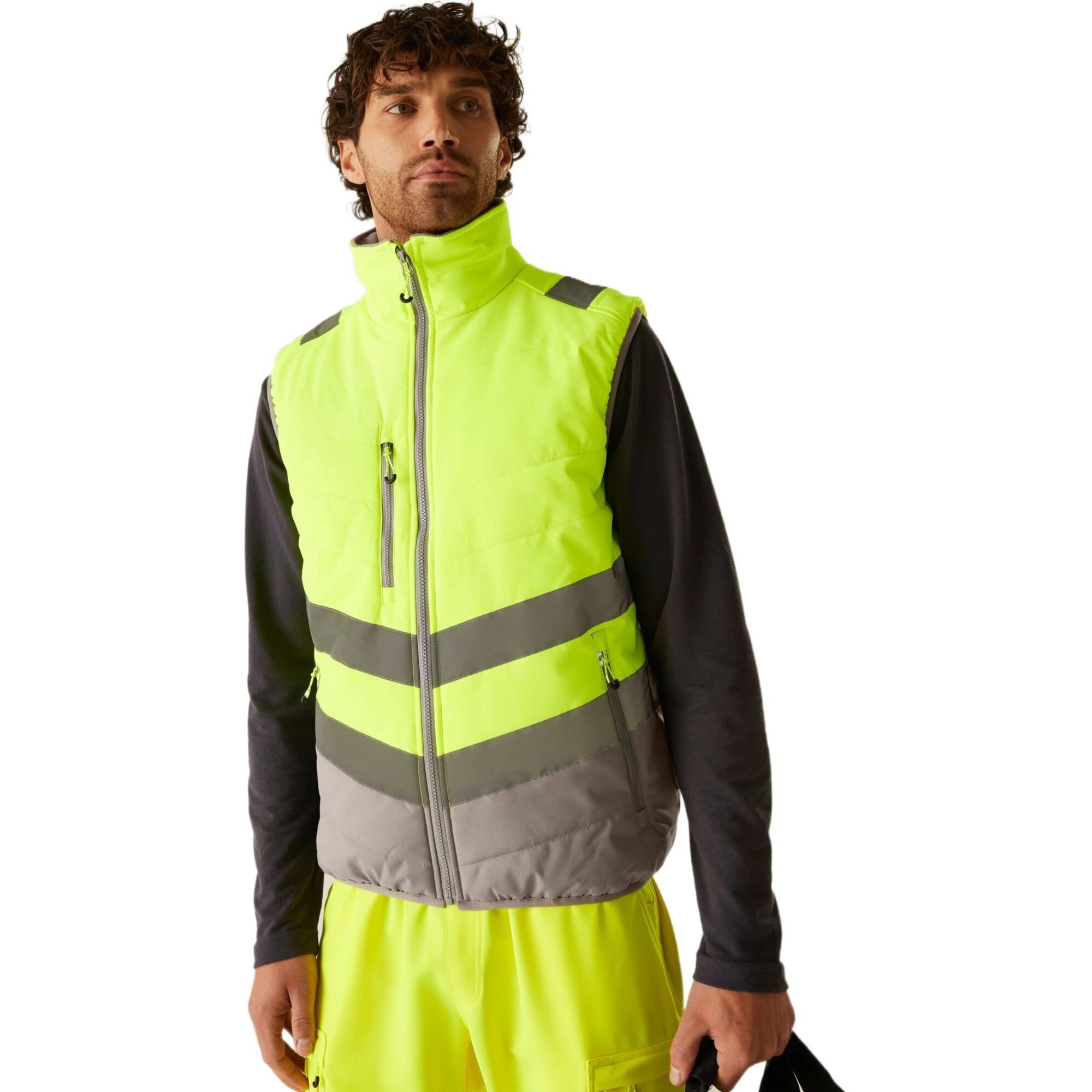 Regatta Hi-Vis Two-Tone Thermal Reflective Workwear Bodywarmer
