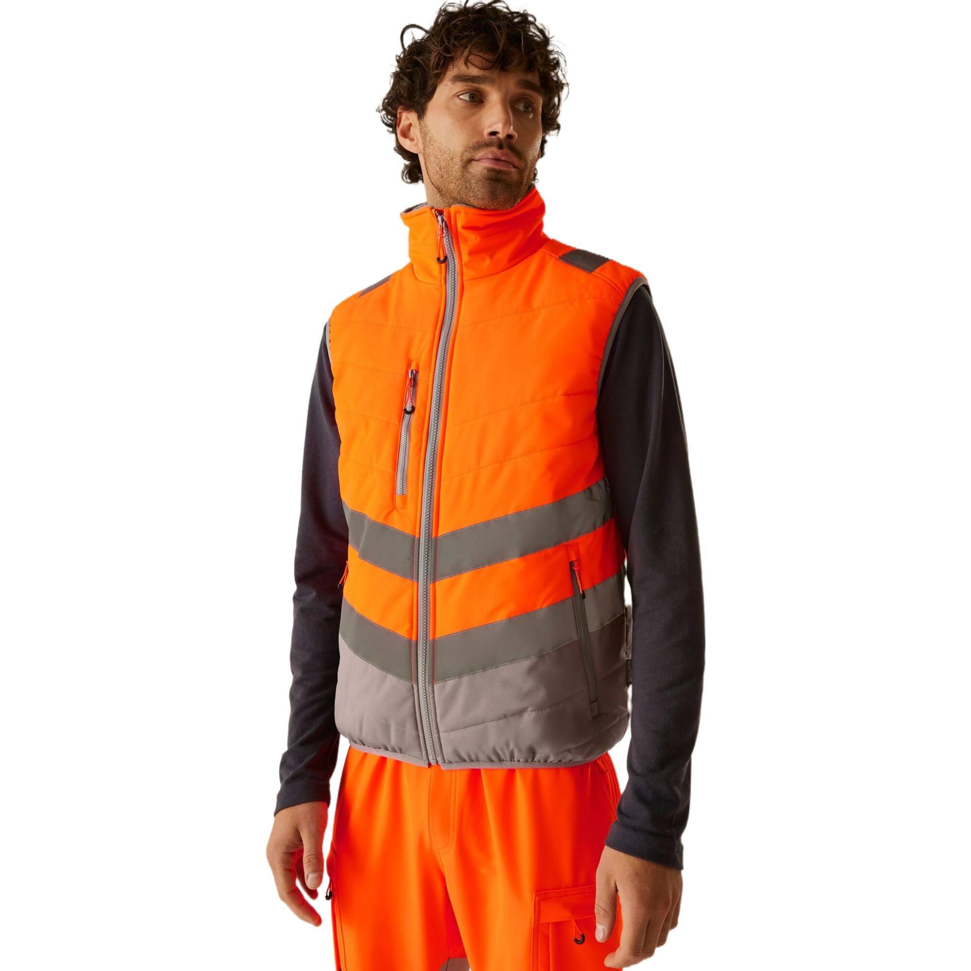 Regatta Hi-Vis Two-Tone Thermal Reflective Workwear Bodywarmer
