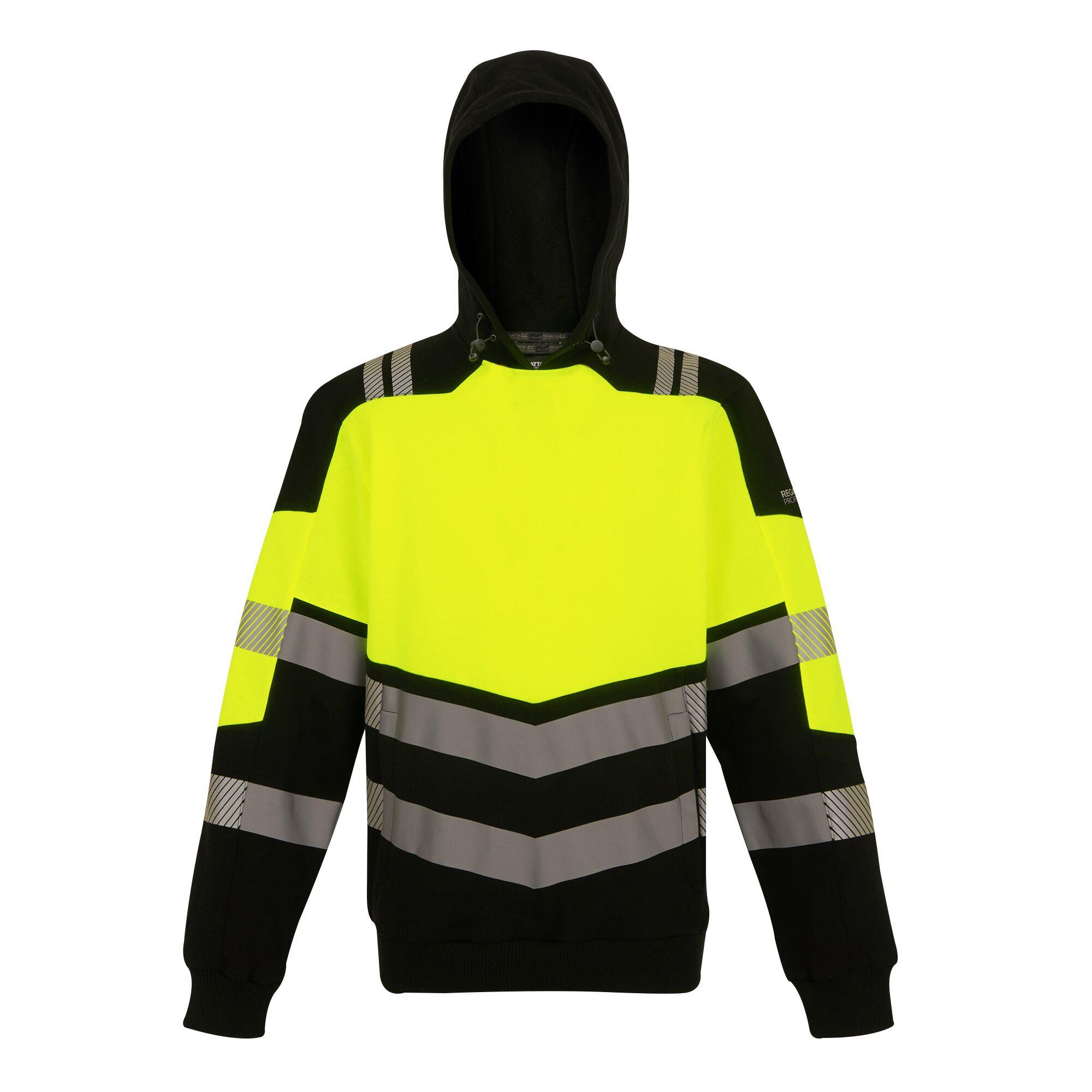 Regatta Mens Hi-Vis X Pro Hoodie Reflective Workwear Jacket