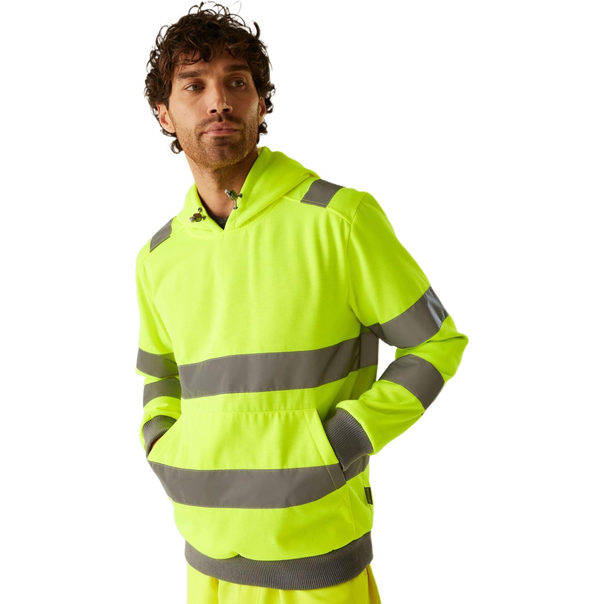 Regatta Hi-Vis Pro Contract Hoodie Reflective Hooded Top