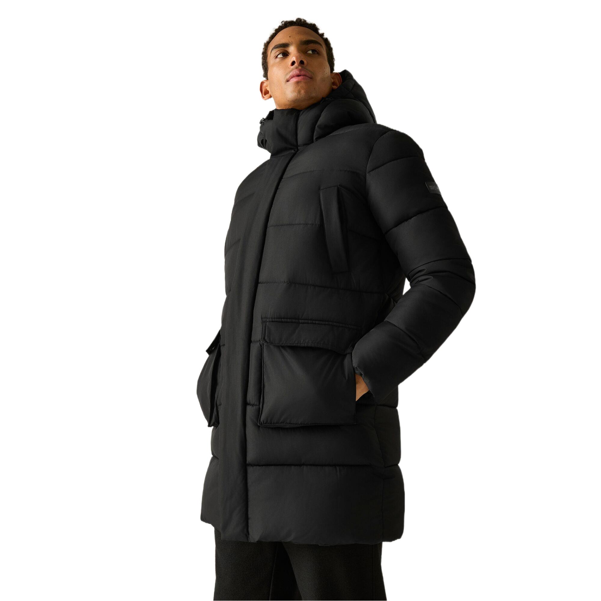 Regatta Men's Marek Longline Padded Jacket - Blue Small - Image 2