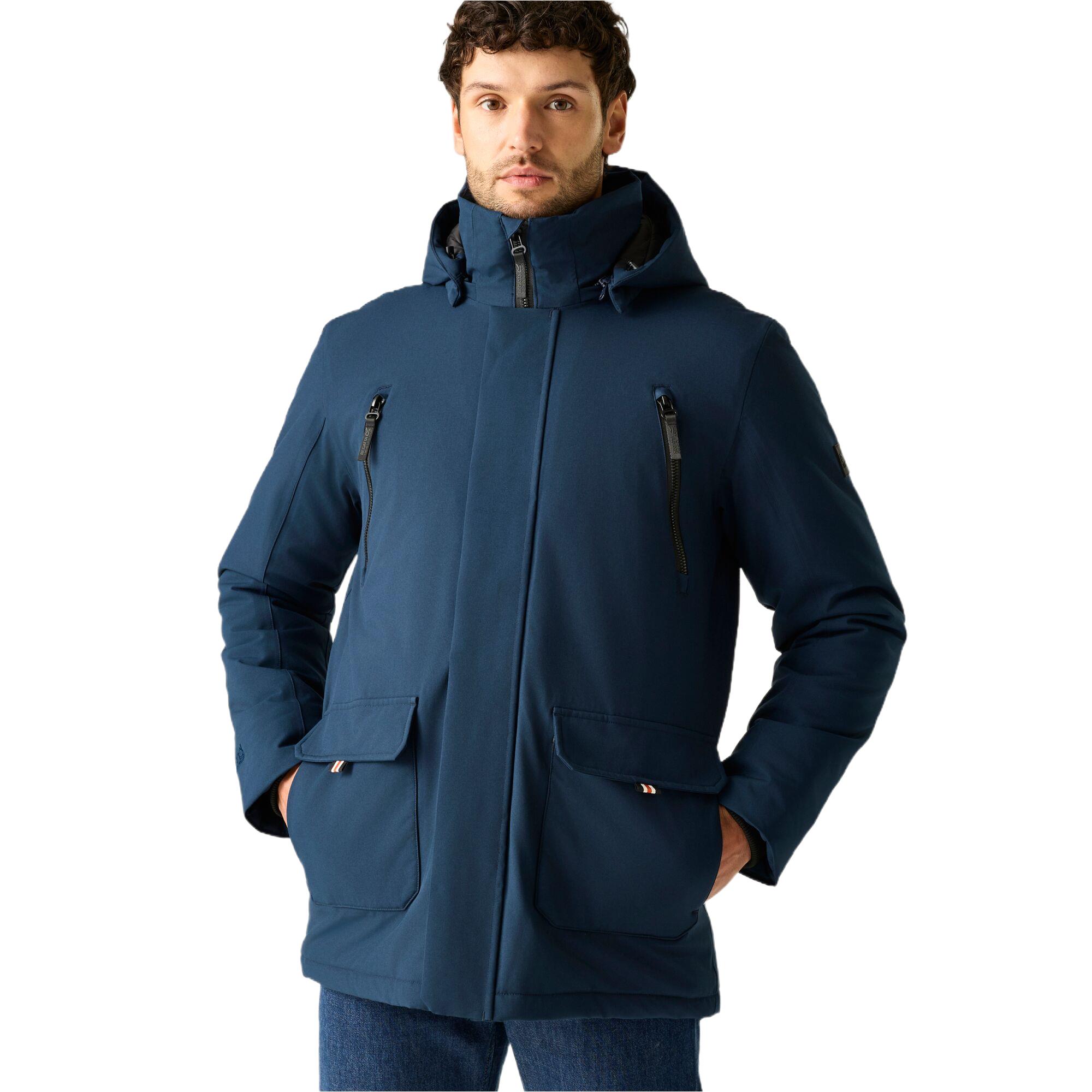 Regatta Men's Waterproof Marron Insulated Jacket - Blue Extra Large - Image 6