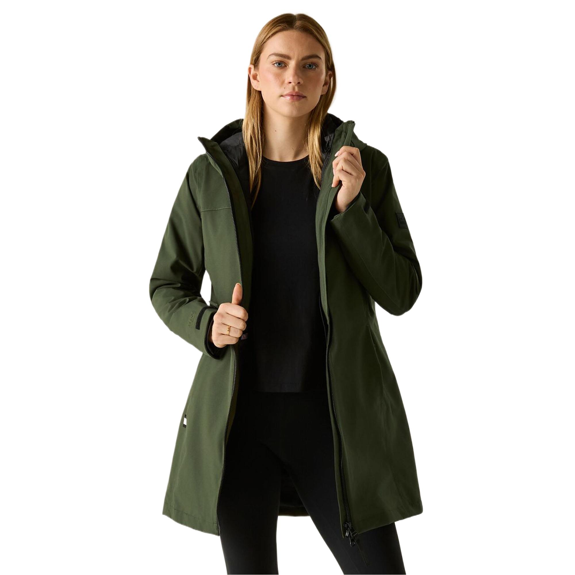Regatta Women's Waterproof Denbury 3 In 1 Jacket - Blue Size 8 - Image 2
