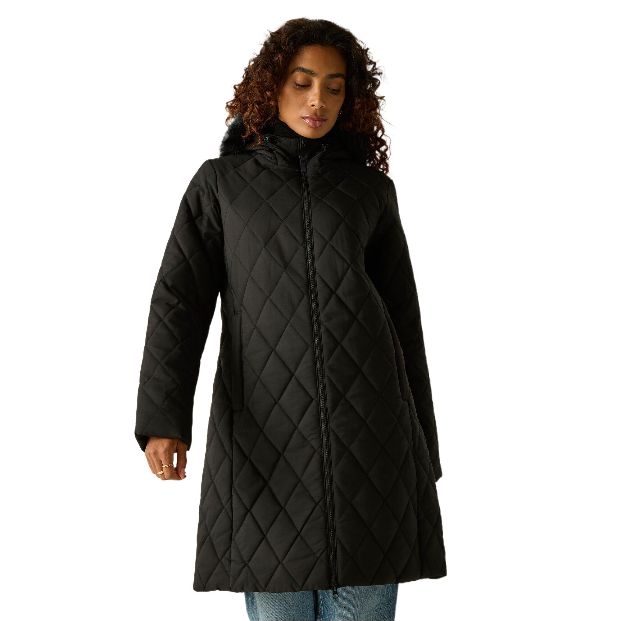 Regatta Women's Navy Fionne Insulated Quilted Jacket In | : Size 16 - Image 5