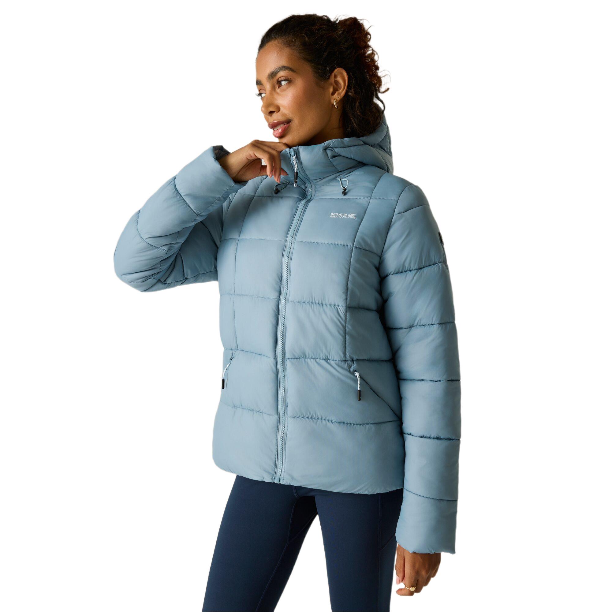 Regatta Womens Eyre Hooded Jacket Padded Lightweight Coat