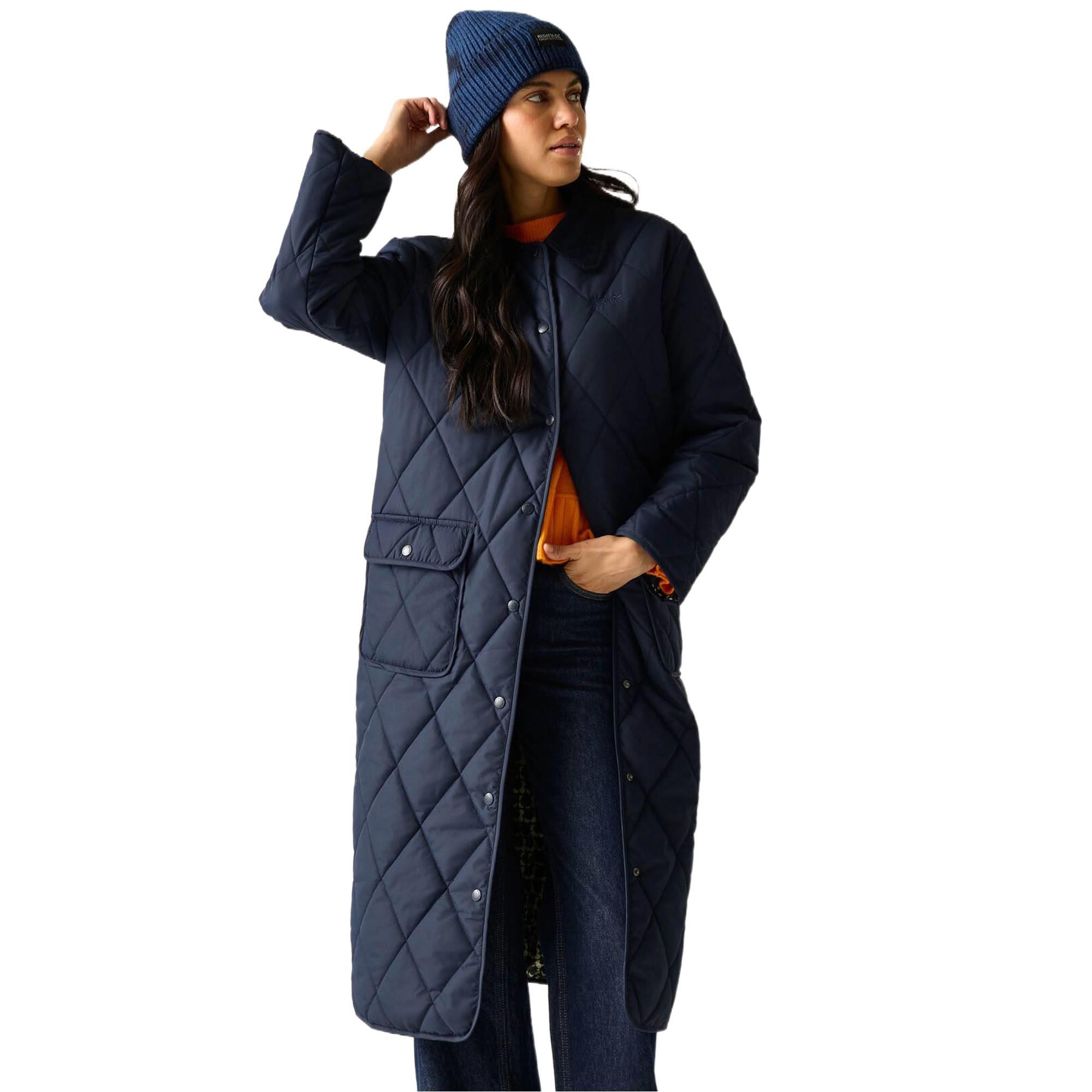 Regatta Womens Orla Kiely Mid Length Quilted Jacket Lightweight Coat