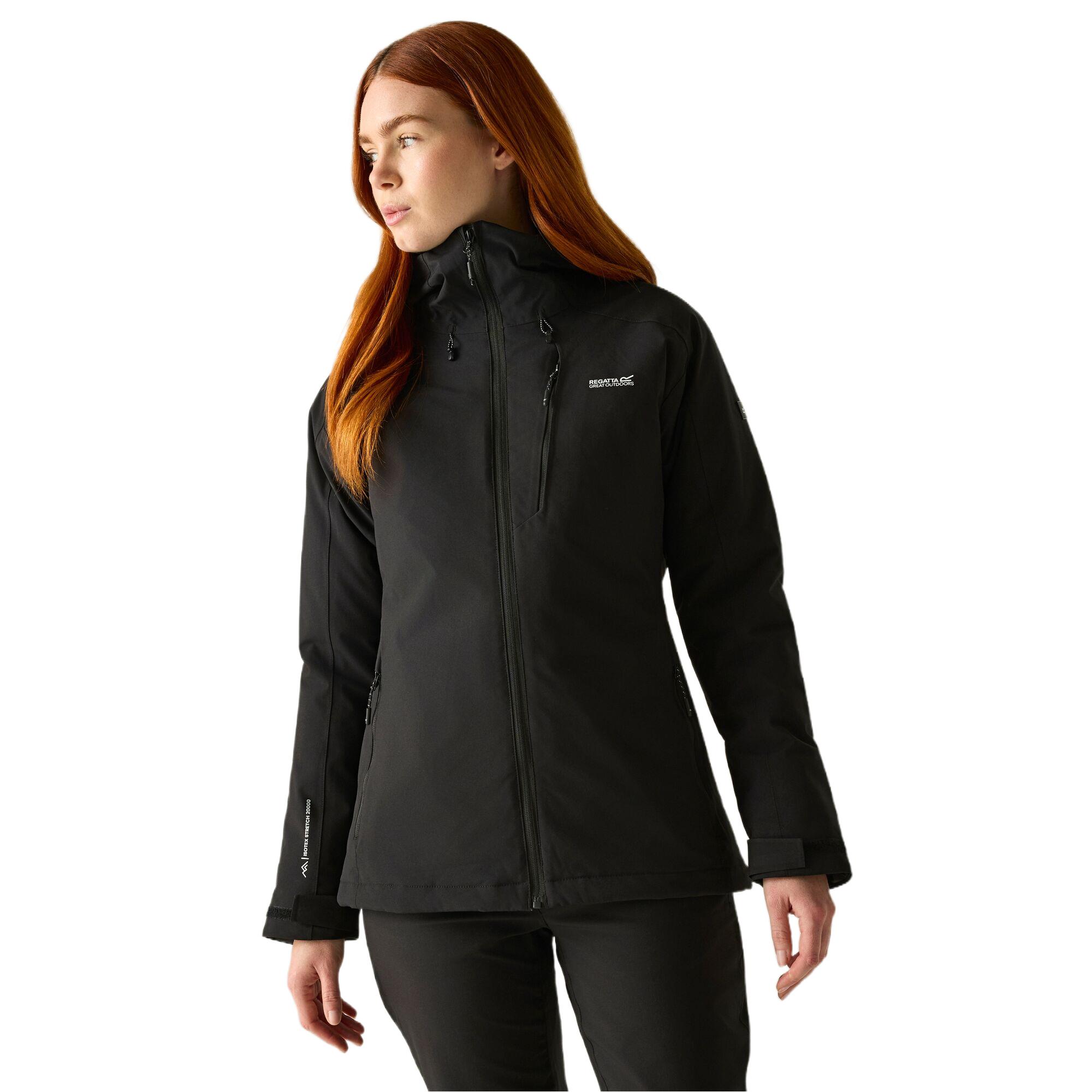 Regatta Women's Highton Stretch Padded Waterproof Insulated Jacket in Navy | Size: 16 - Image 5