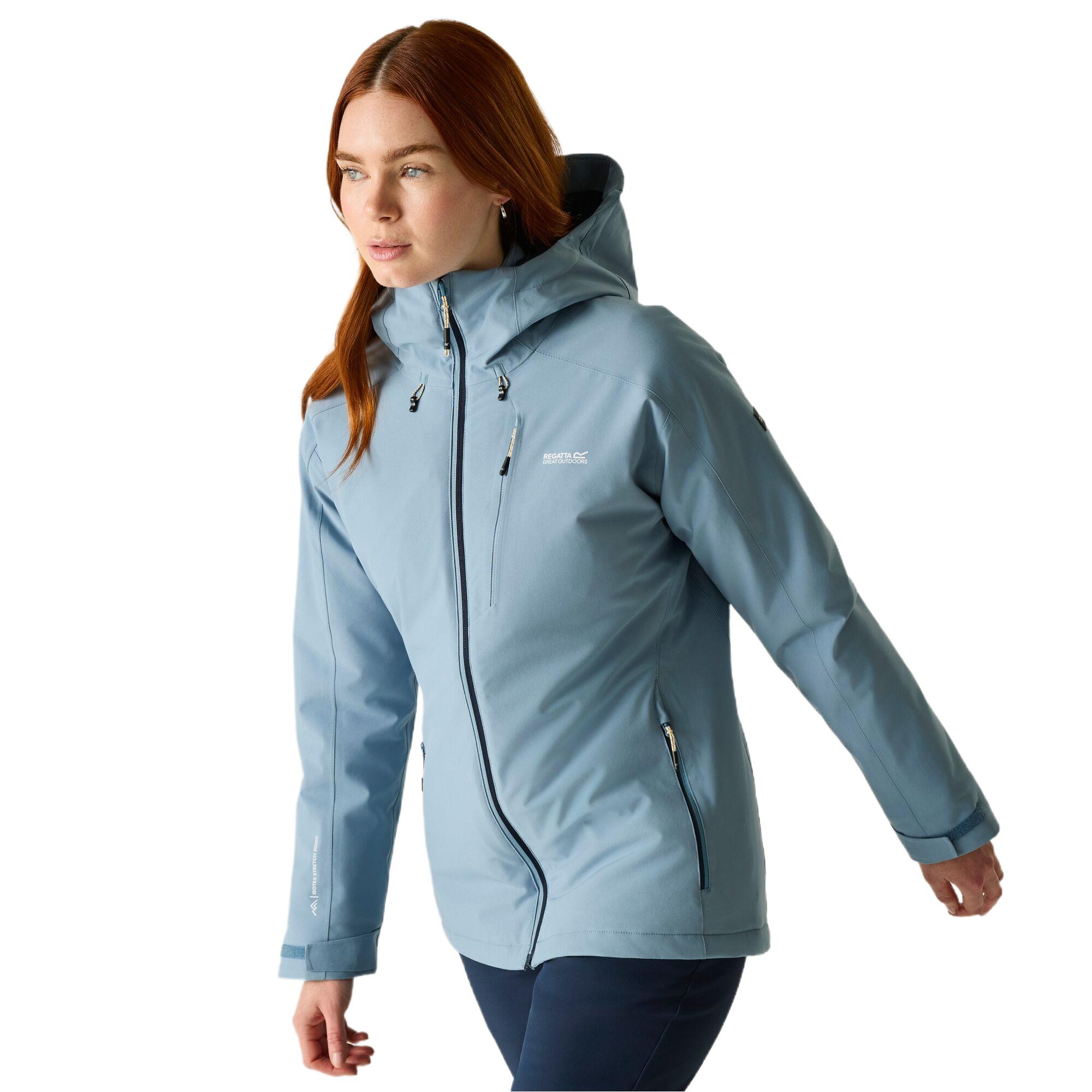 Regatta Womens Highton Stretch Padded Jacket Waterproof Breathable Coat