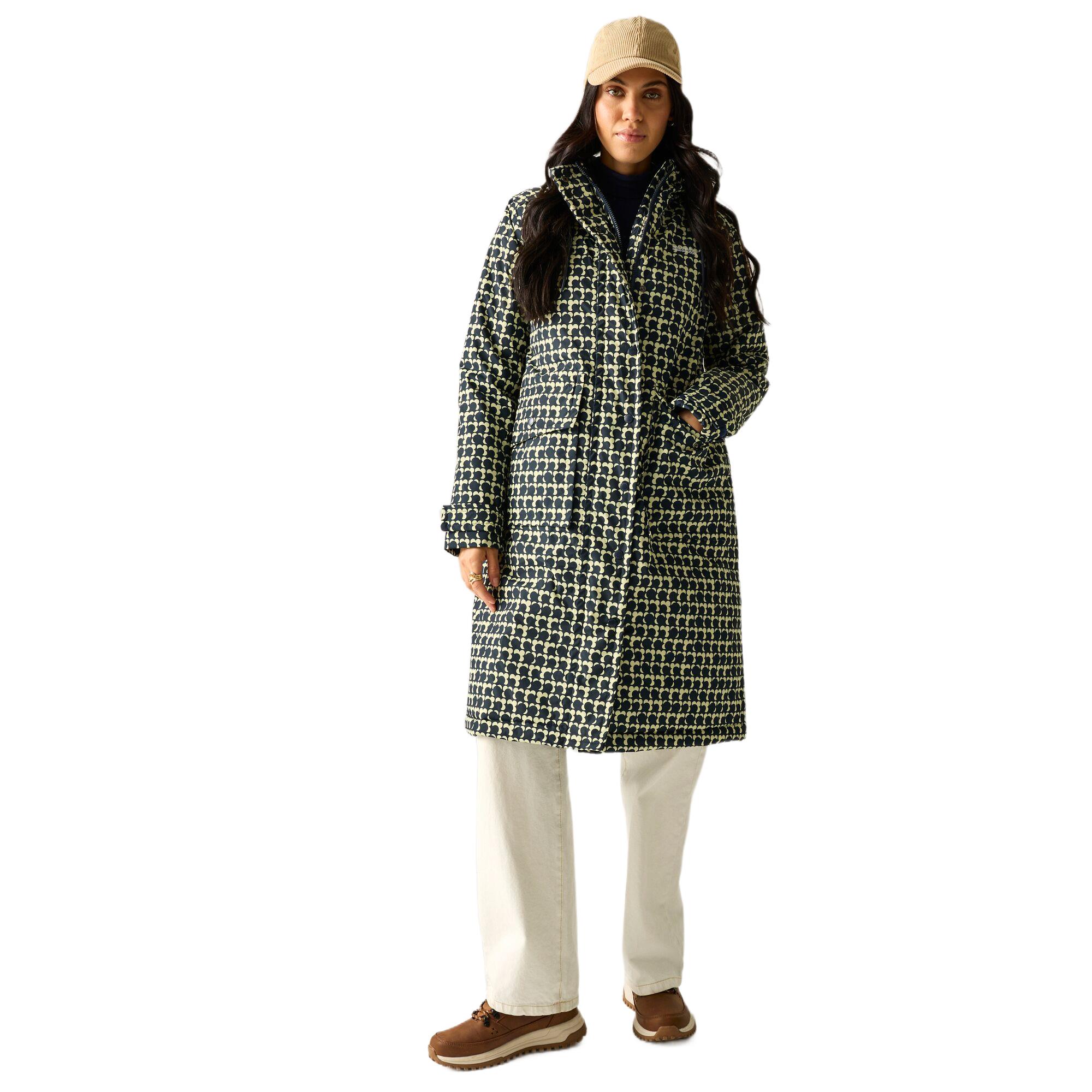 Regatta Womens Orla Kiely Long Length Jacket Waterproof Breathable Coat